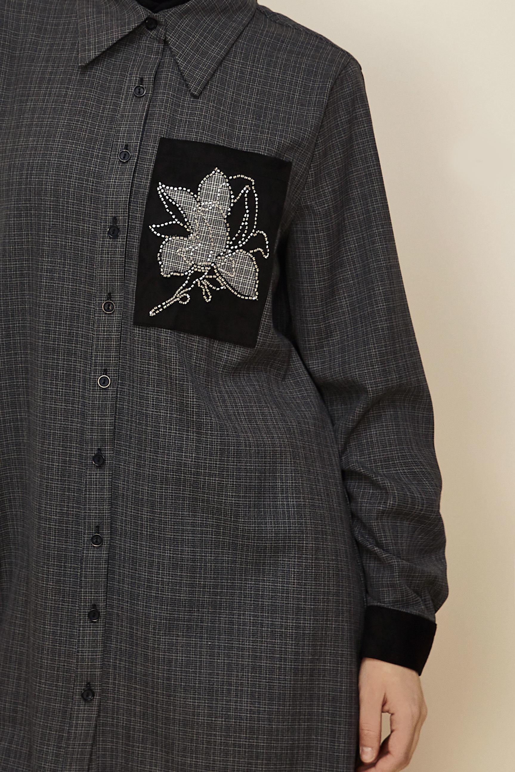 Tesettür giyim GRİ 46230 SENECA TUNİK 40-48 TEK42