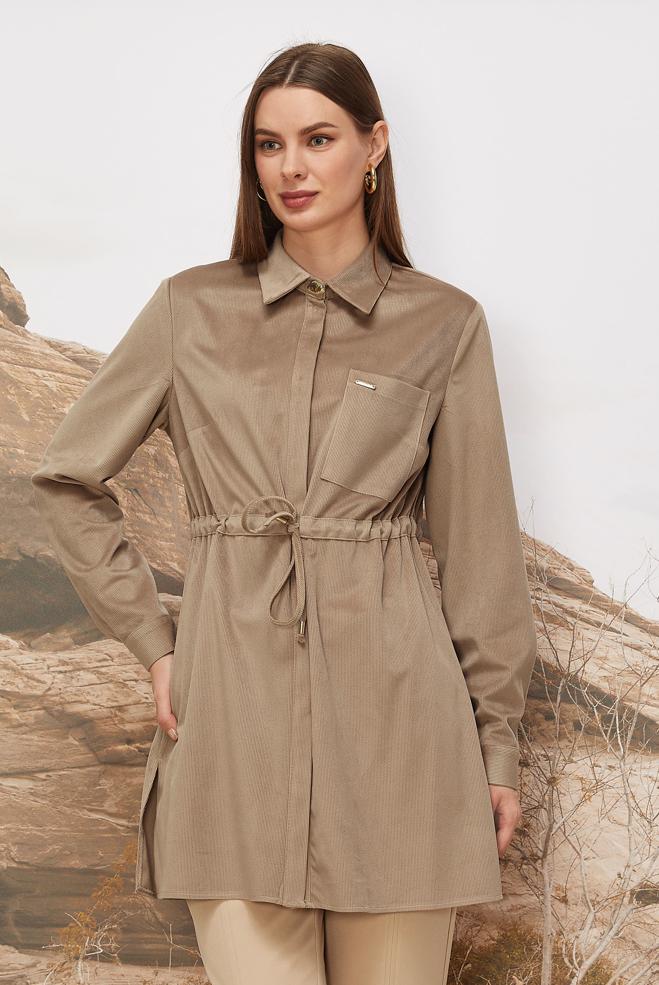 Hijab clothing MINK 46245 RD457 TUNİK 38-46 - ALVİNA