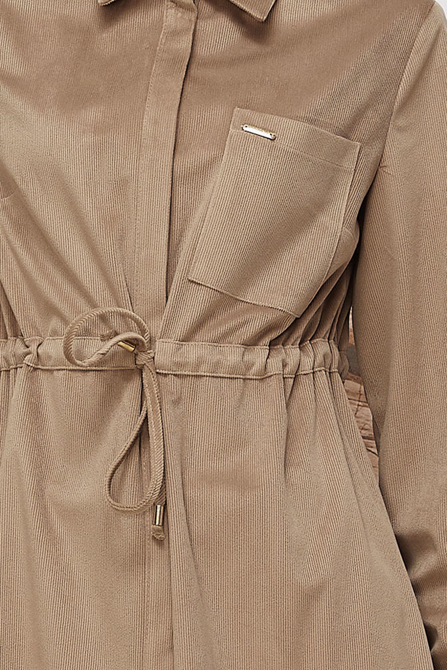 Hijab clothing MINK SMOCKED WAIST VELVET TUNIC 46245