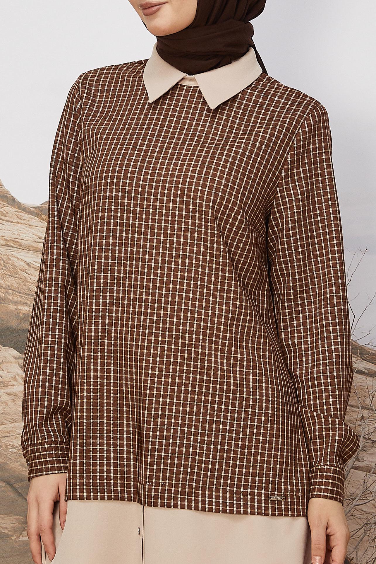 Hijab clothing TABA SHIRT COLLAR TUNIC 46250