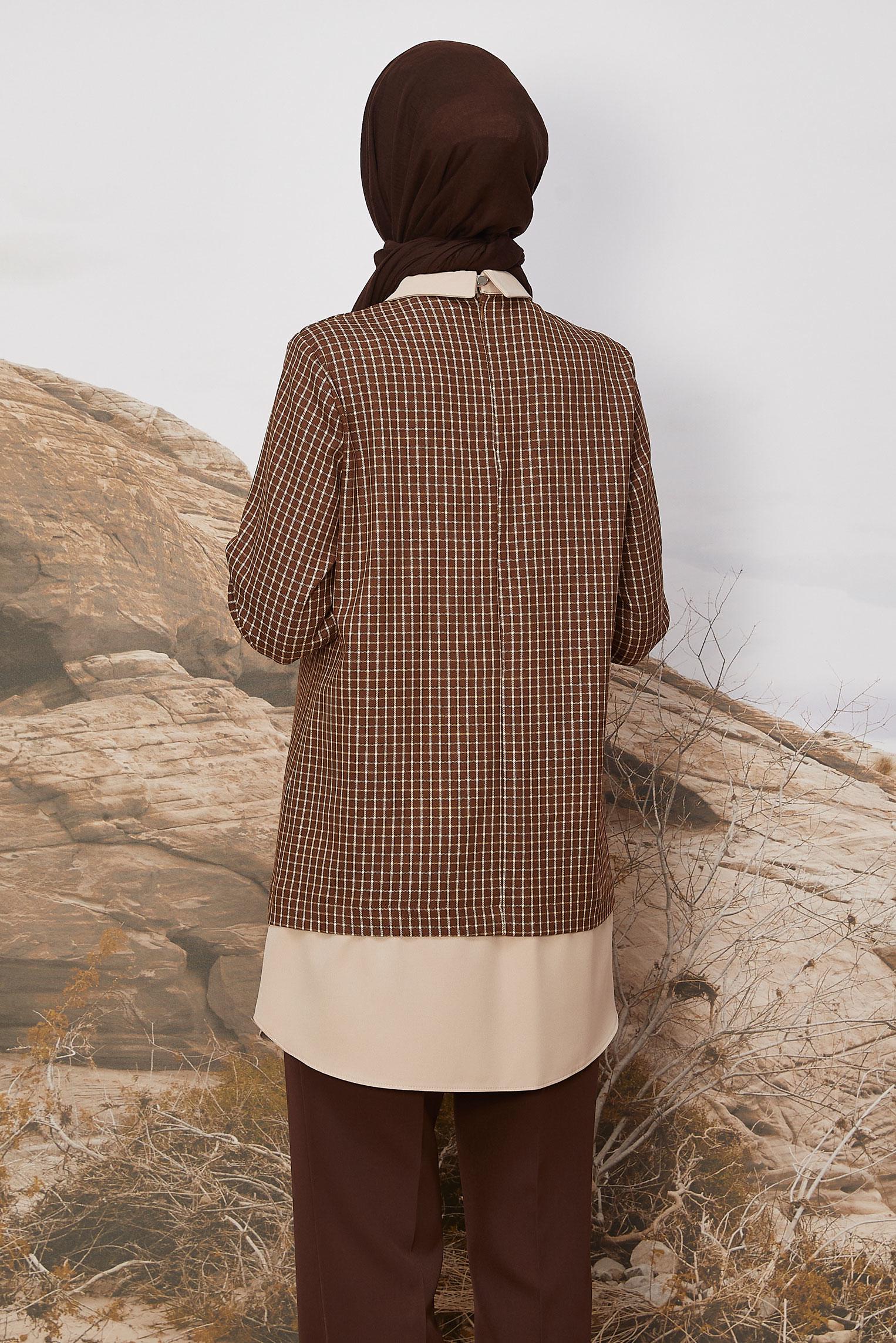 Hijab clothing TABA SHIRT COLLAR TUNIC 46250