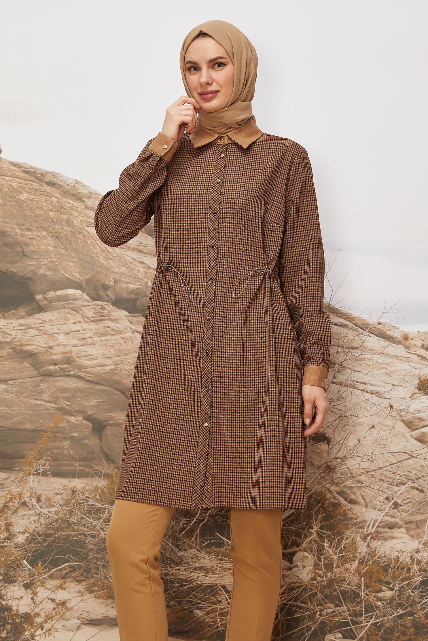 Hijab clothing TABA SHIRT COLLAR TUNIC 46251