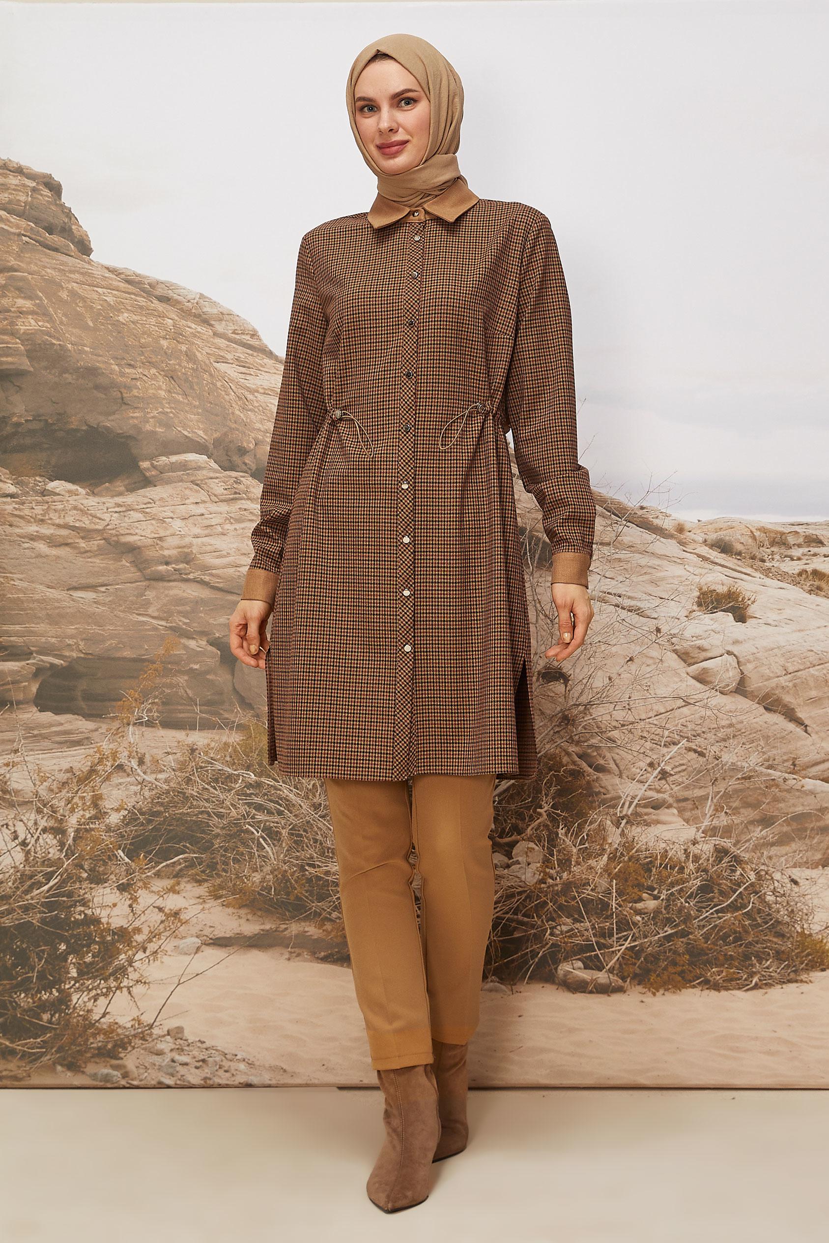 Hijab clothing TABA SHIRT COLLAR TUNIC 46251