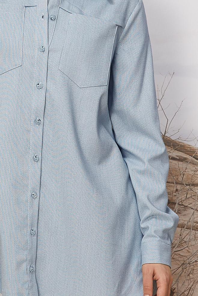 Tesettür giyim MAVİ 46267 ELİOT TUNİK 38-44 - ALVİNA