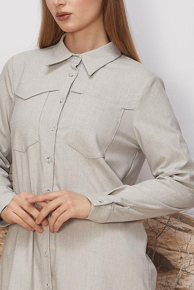 Tesettür giyim BEJ 46267 ELİOT TUNİK 38-44 - ALVİNA