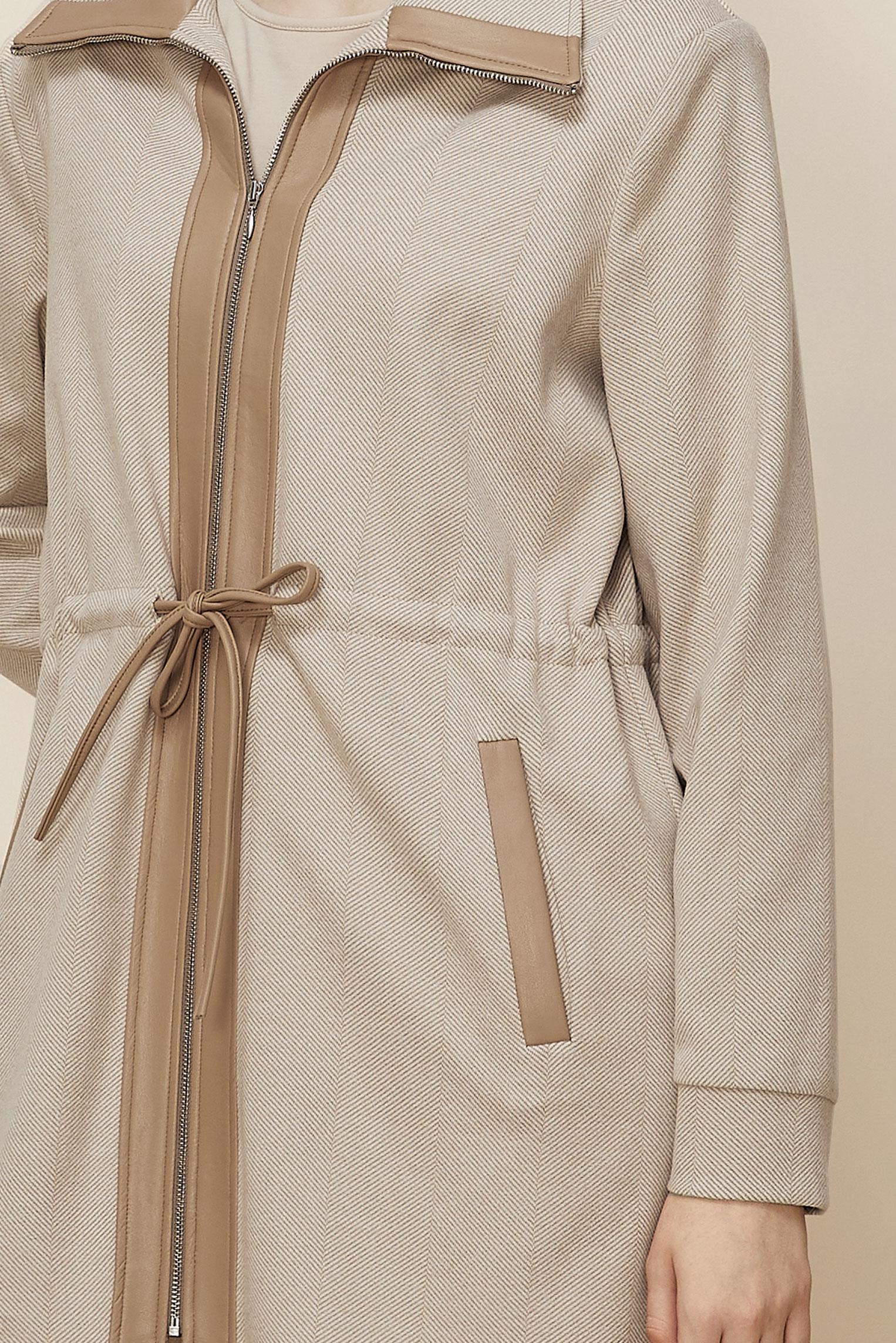 Vêtements hijab SABLE TUNIQUE TAILLE NOUÉE 46274