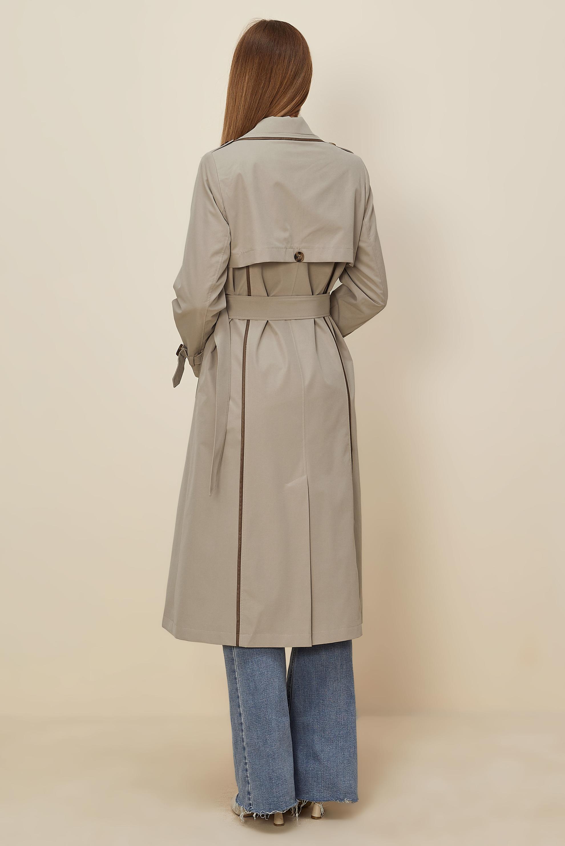 Hijab clothing SAND BELTED TRENCH COAT 10979