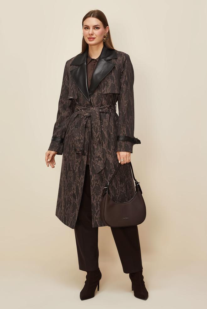 Hijab clothing MINK 10987 9861 TRENCKOT 40-46 TEK 38 - ALVİNA