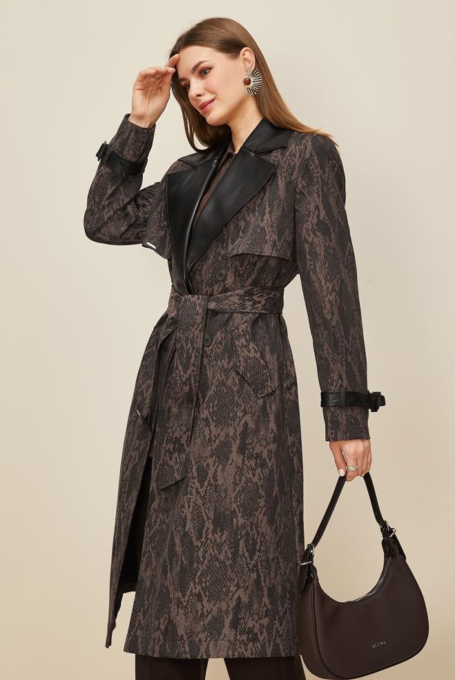 Hijab clothing MINK 10987 9861 TRENCKOT 40-46 TEK 38 - ALVİNA