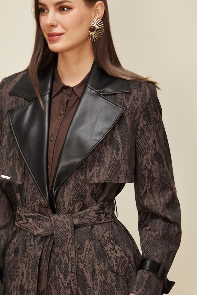 Hijab clothing MINK 10987 9861 TRENCKOT 40-46 TEK 38 - ALVİNA