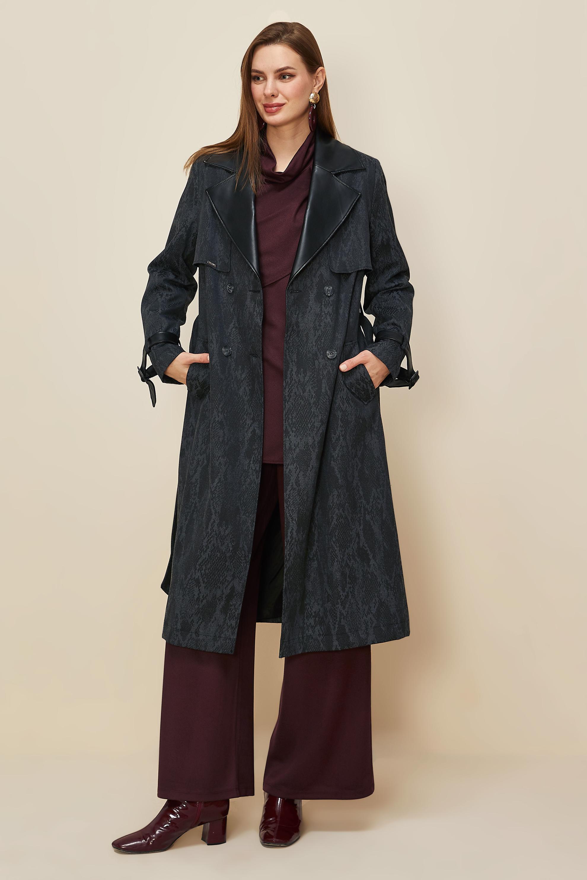 Hijab clothing GREY 10987 9861 TRENCKOT 40-46 TEK 38