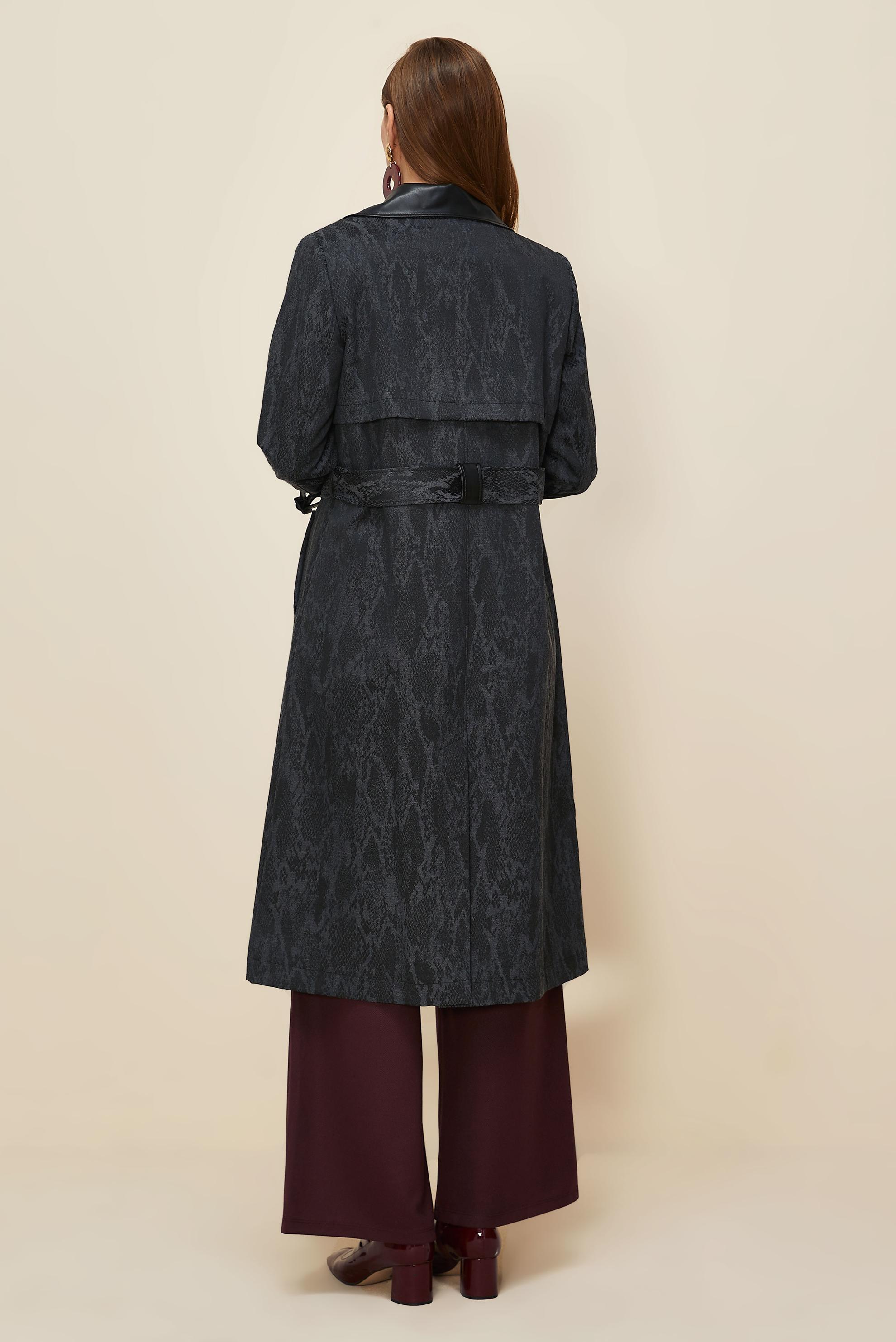 Hijab clothing GREY 10987 9861 TRENCKOT 40-46 TEK 38