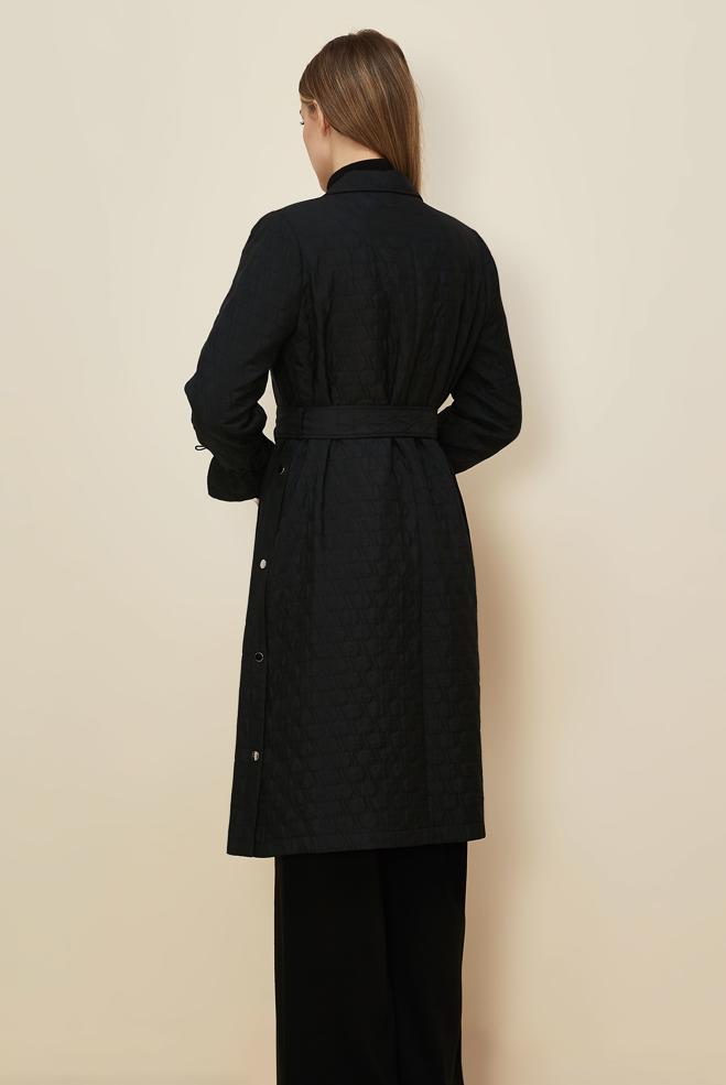 Hijab clothing BLACK 10993 KAPİTONE 5058 TRENÇKOT 38-46 TEK 40 - ALVİNA