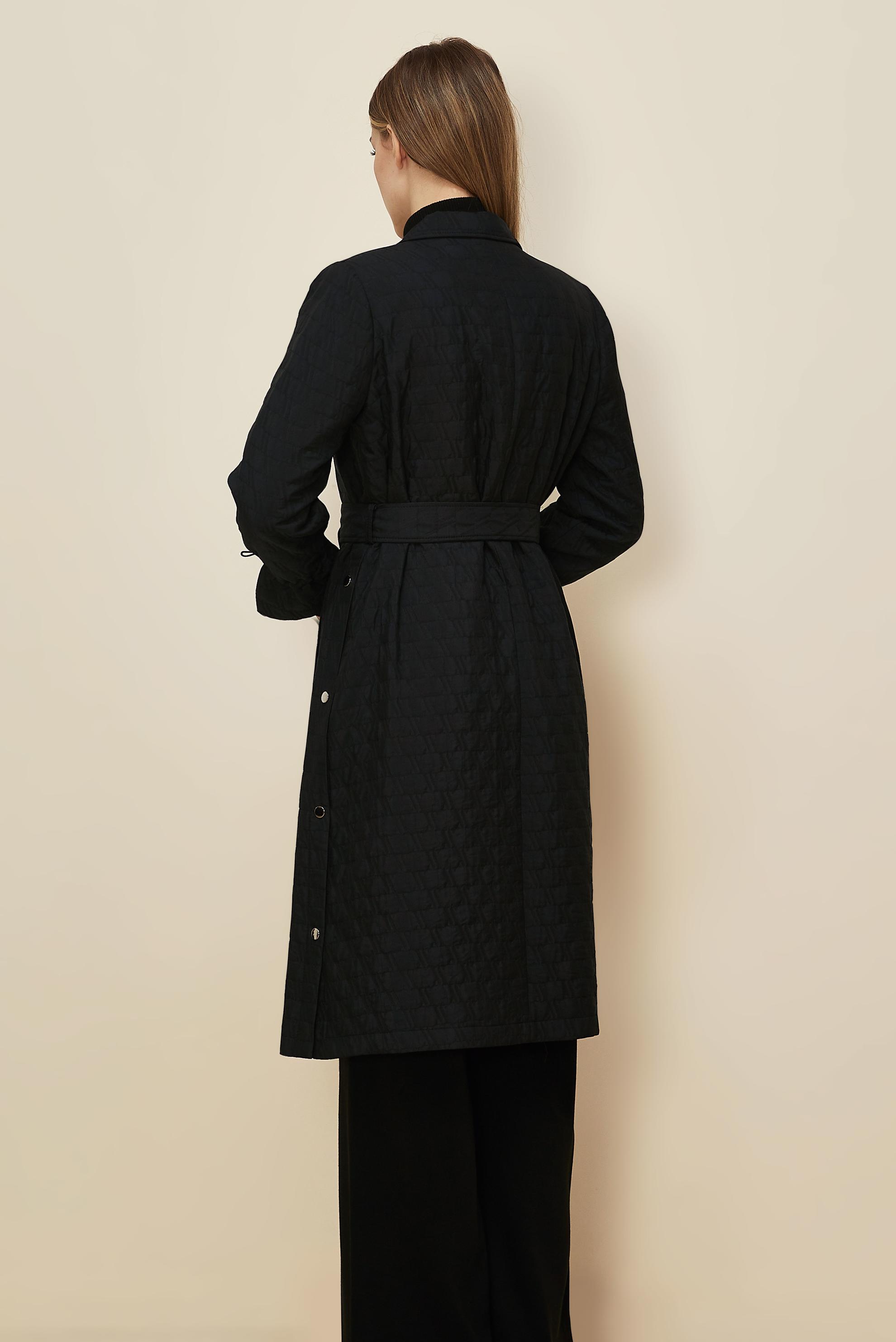 Hijab clothing BLACK 10993 KAPİTONE 5058 TRENÇKOT 38-46 TEK 40