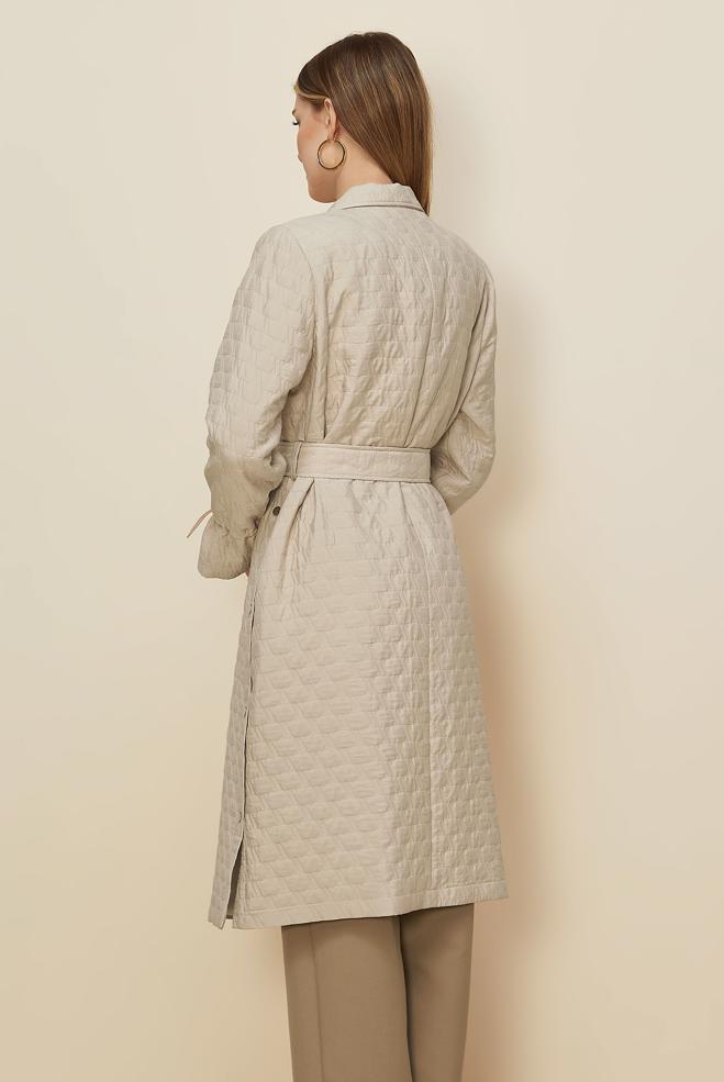 Hijab clothing BEIGE 10993 KAPİTONE 5058 TRENÇKOT 38-46 TEK 40 - ALVİNA