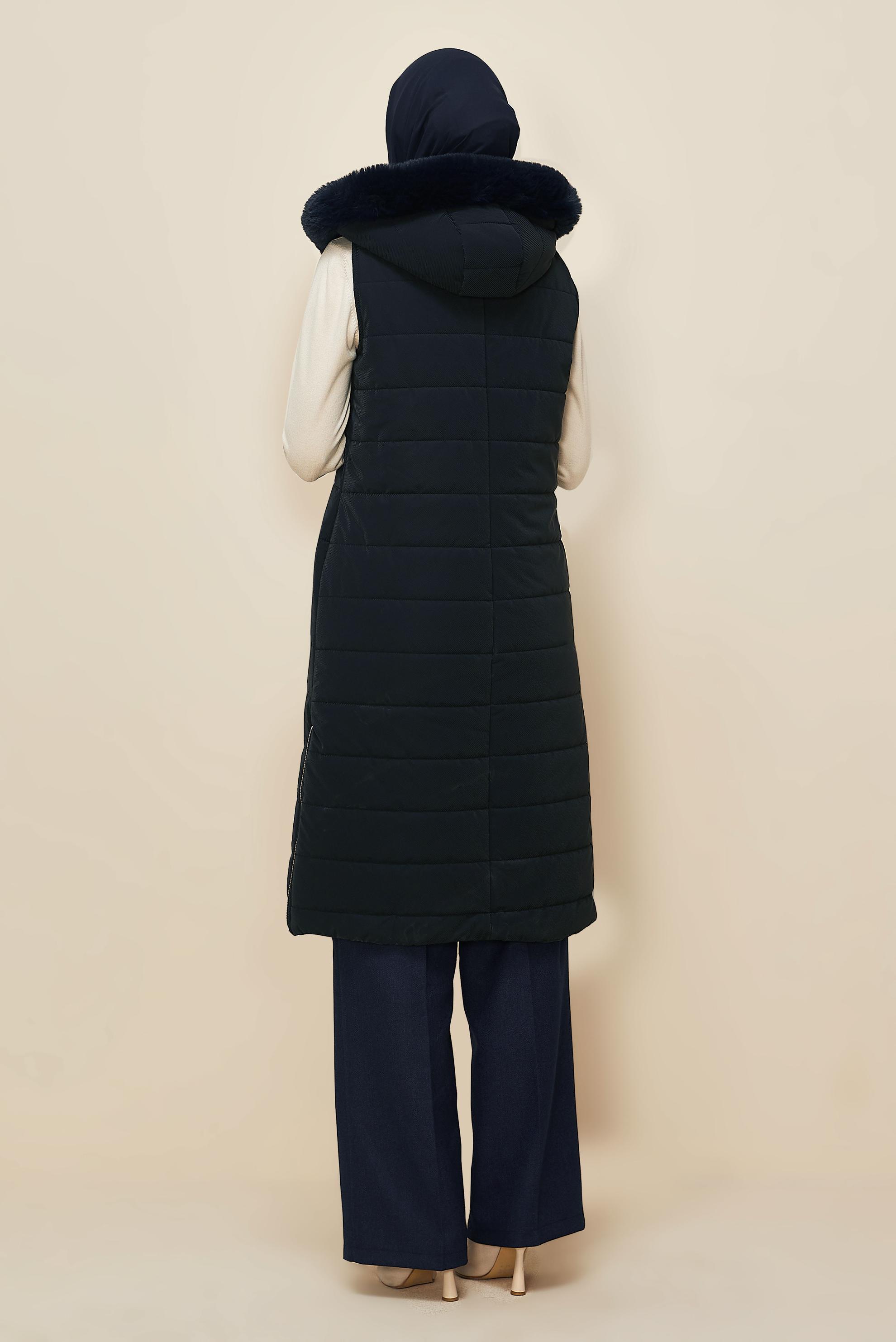 Hijab clothing NAVY BLUE 45274 COMBO YELEK 38-46 TEK 38-40