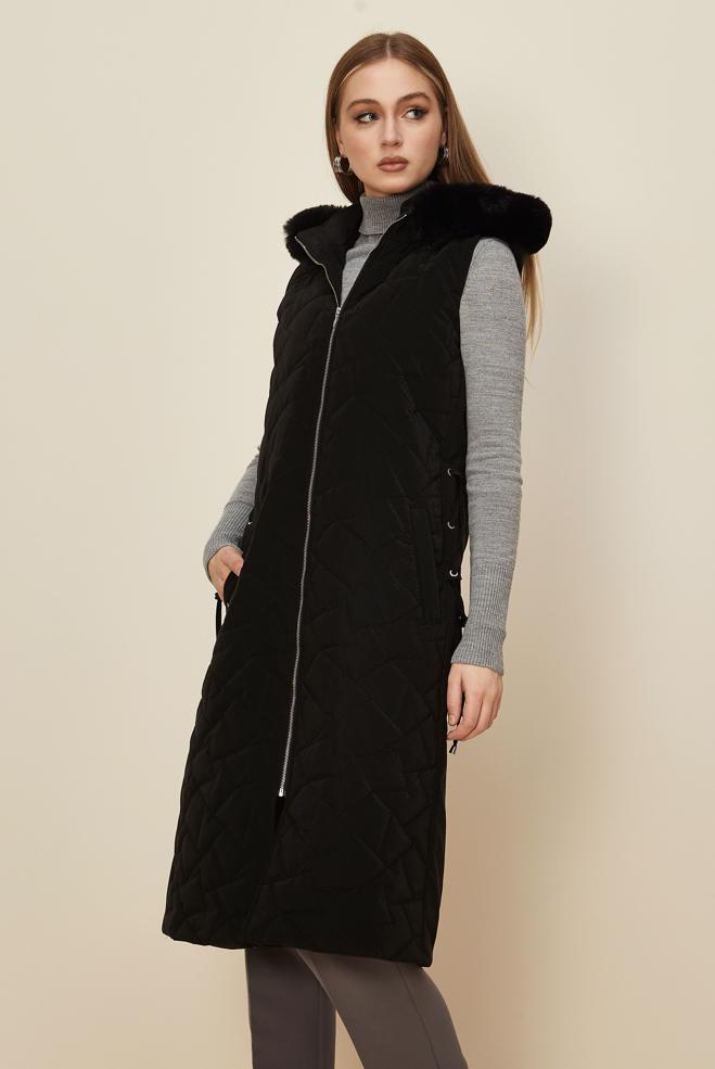 Hijab clothing BLACK 46149 COMBO YELEK 38-46 TEK 40 - ALVİNA