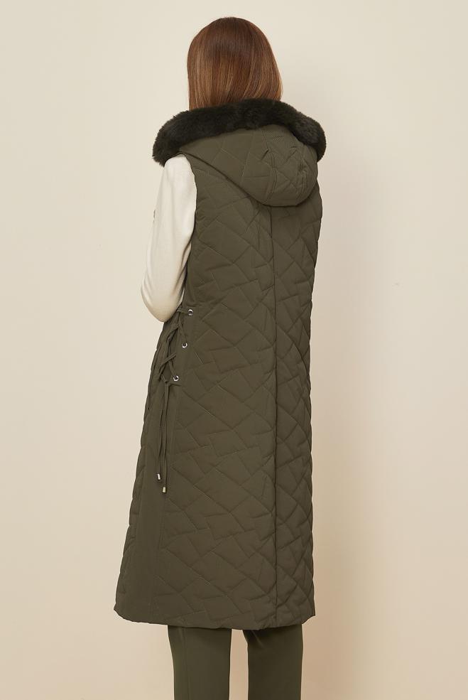 Hijab clothing KHAKI 46149 COMBO YELEK 38-46 TEK 40 - ALVİNA