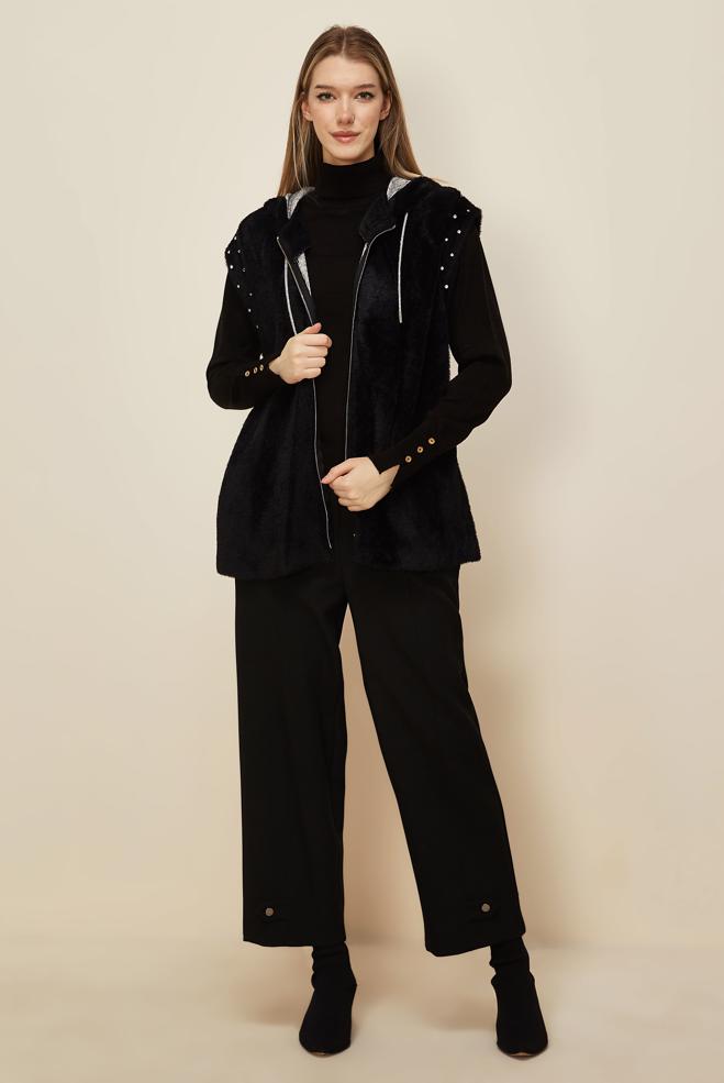 Hijab clothing BLACK 46151 8529 YELEK 38-44 TEK 40 - ALVİNA