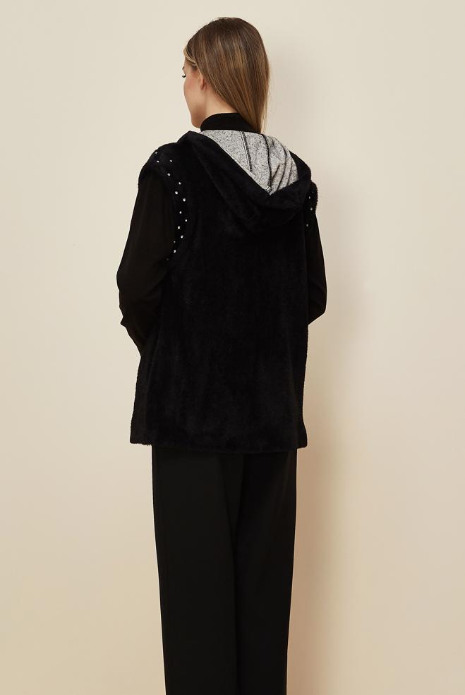 Hijab clothing BLACK 46151 8529 YELEK 38-44 TEK 40 - ALVİNA