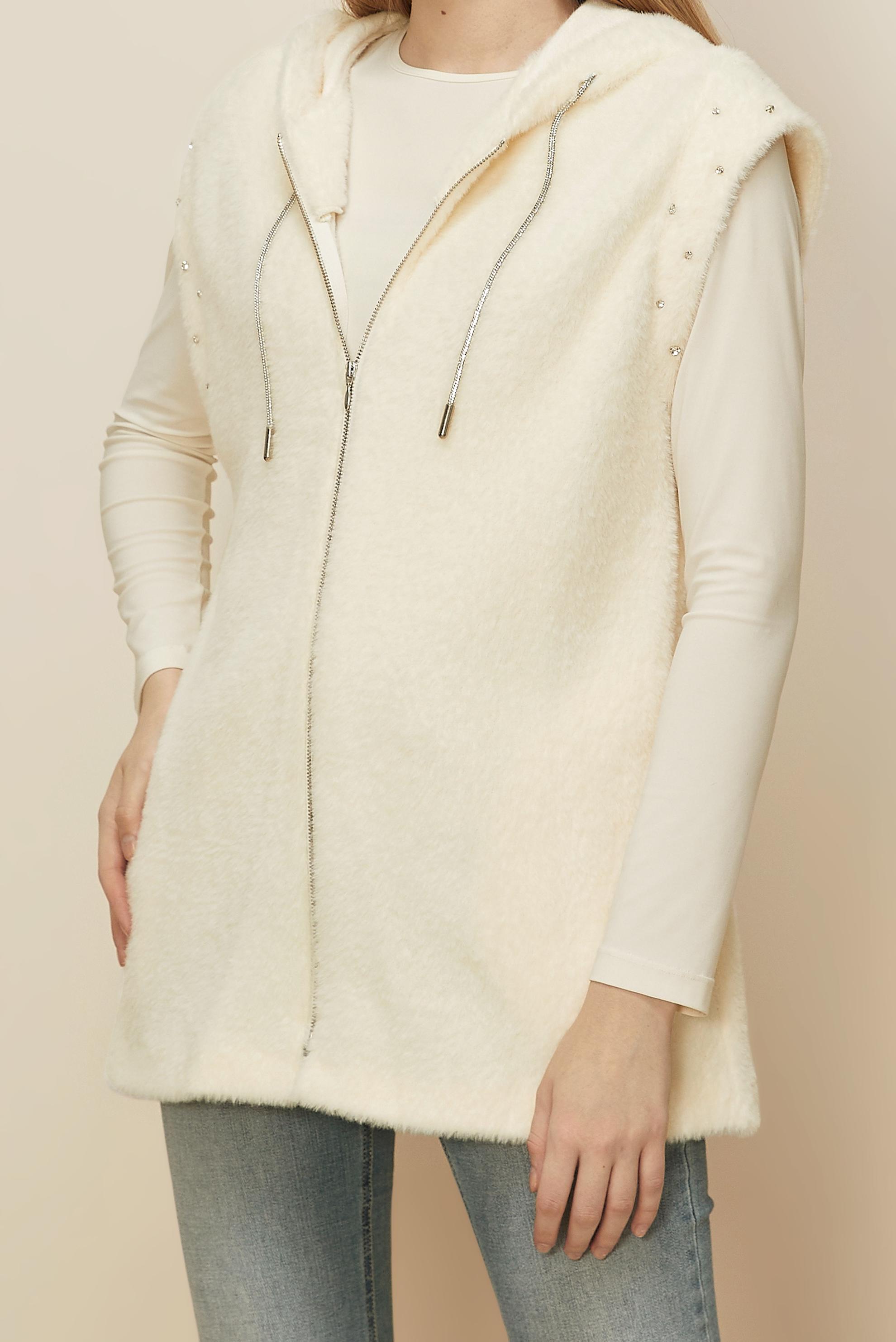 Tesettür giyim BEYAZ 46151 8529 YELEK 38-44 TEK 40