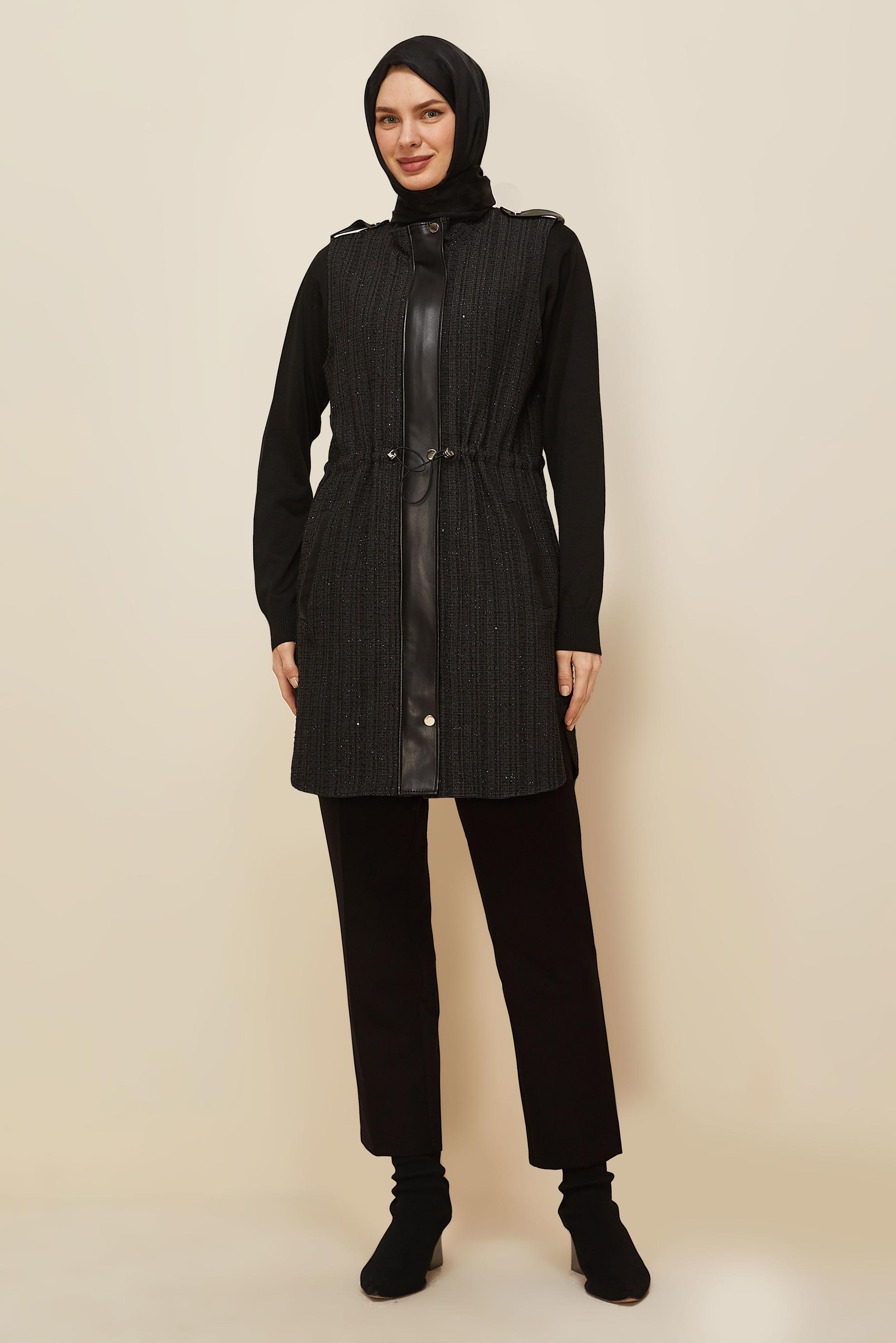 Vêtements hijab NOIR 46169 6341 YELEK 38-44