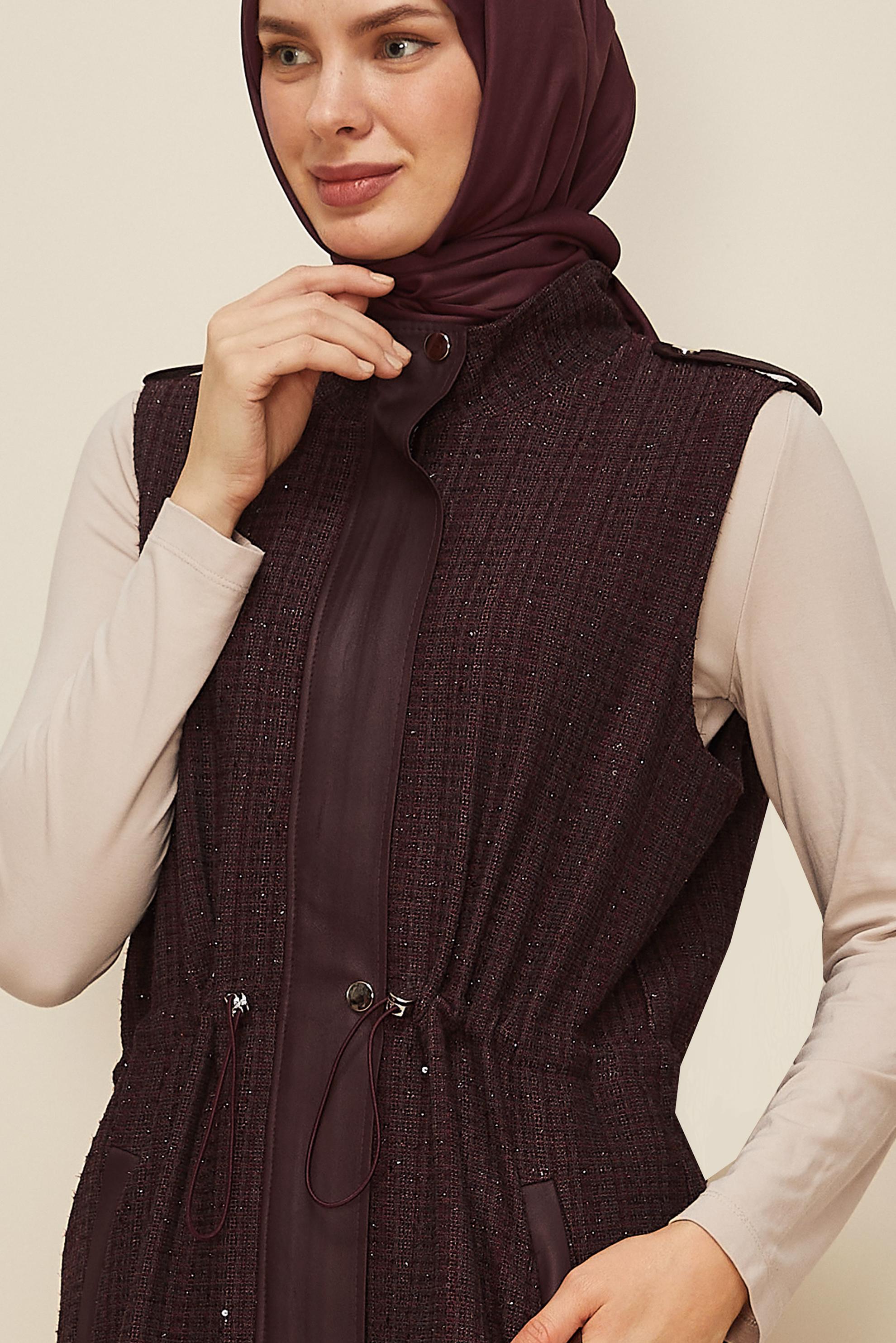 Vêtements hijab ROUGE BORDEAUX 46169 6341 YELEK 38-44