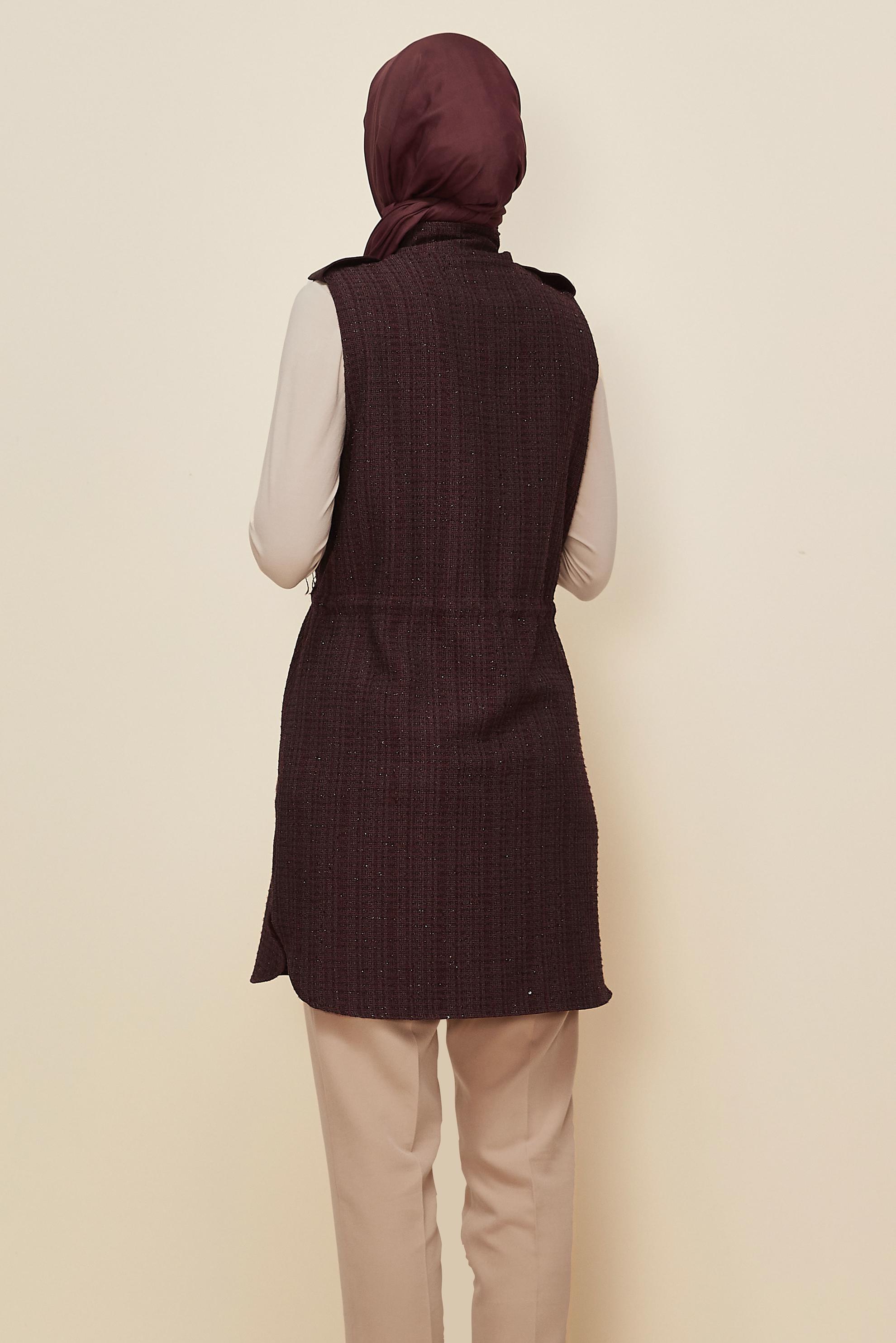 Vêtements hijab ROUGE BORDEAUX 46169 6341 YELEK 38-44