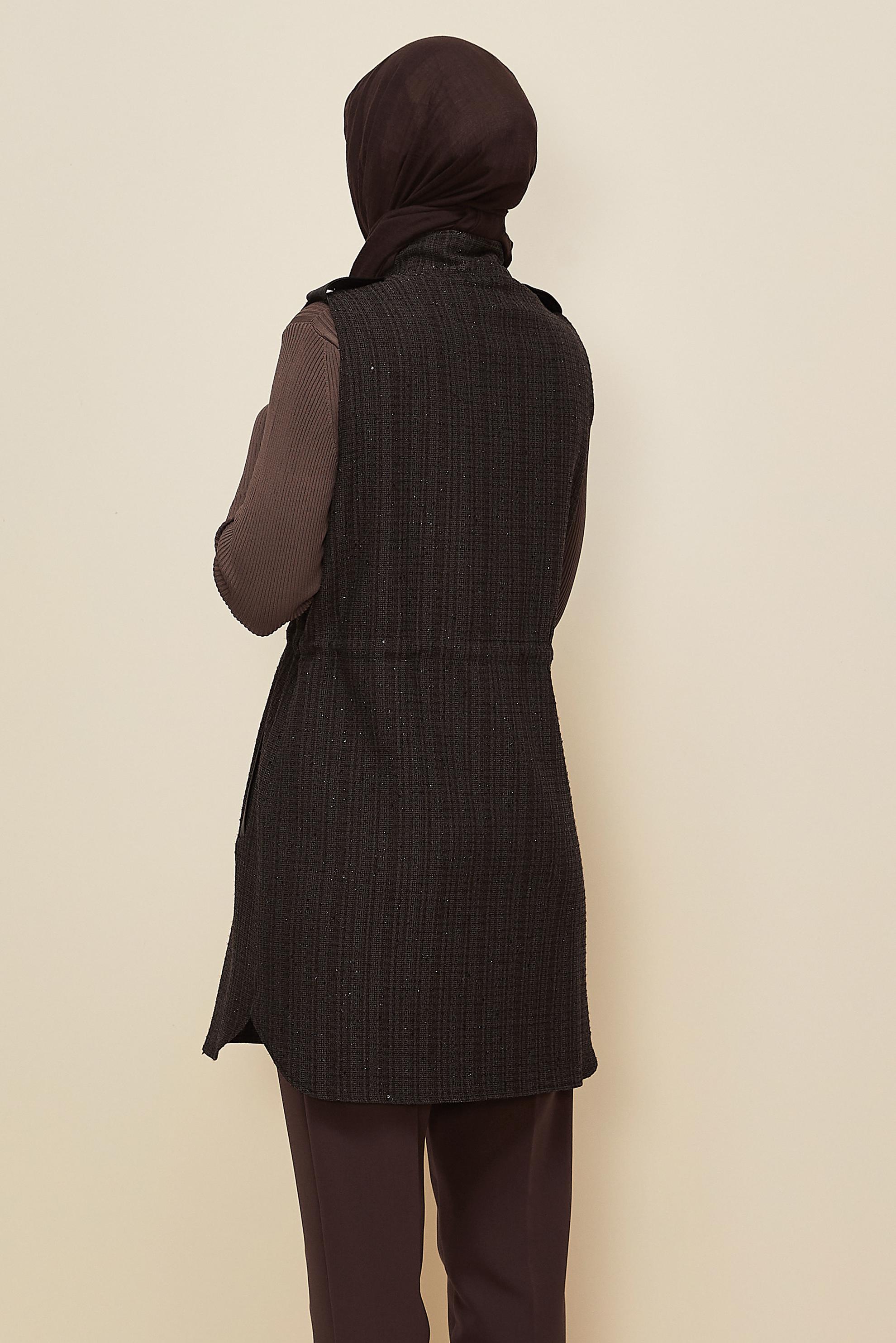 Vêtements hijab BRUN 46169 6341 YELEK 38-44