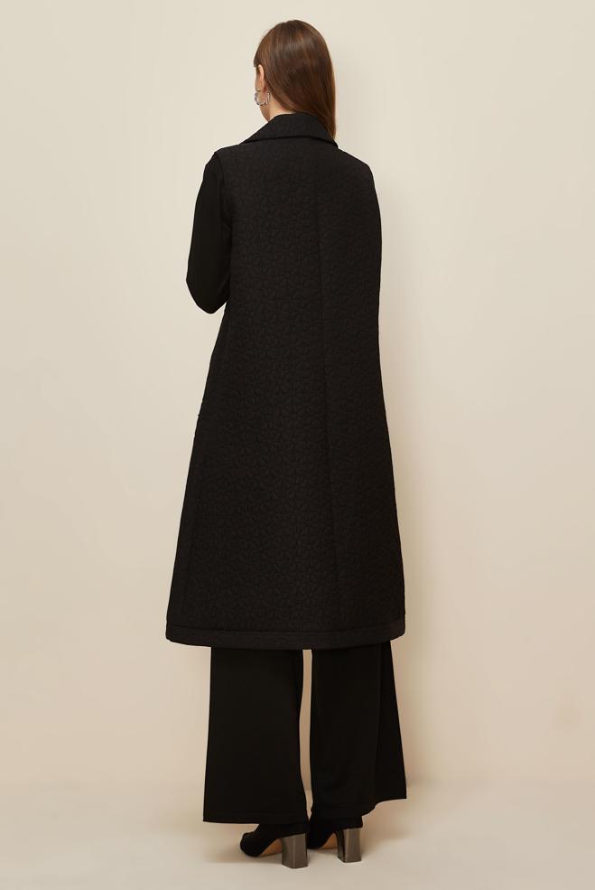 Tesettür giyim SİYAH 46198 67501 YELEK 40-48 TEK 38 - ALVİNA