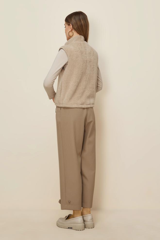 Tesettür giyim BEJ 46224 8529 YELEK 38-42 TEK 40 - ALVİNA