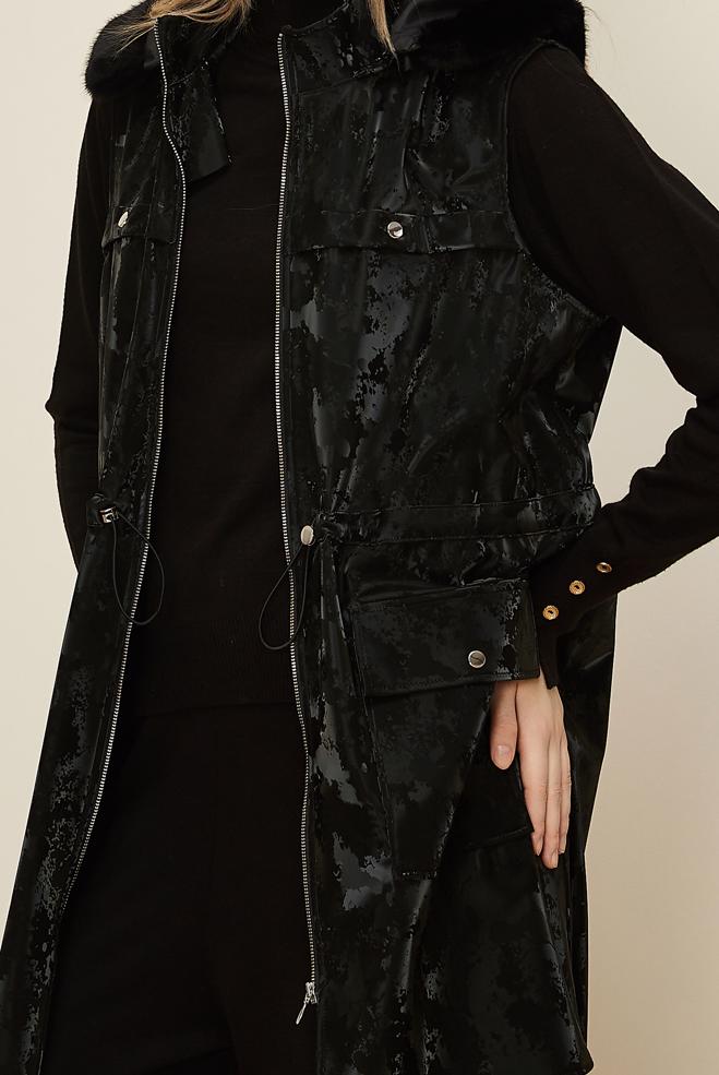 Tesettür giyim SİYAH 46254-1 1305 YELEK 40-46 TEK 38 - ALVİNA