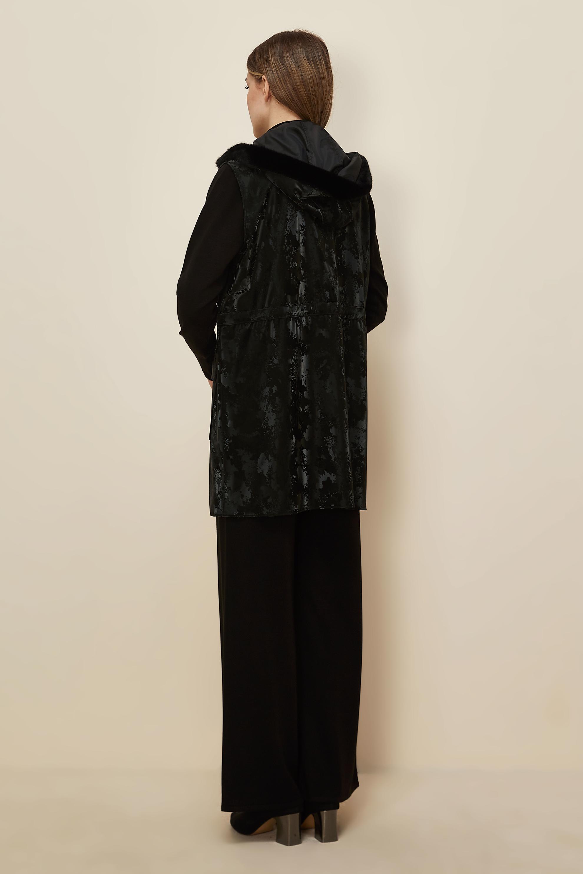 Tesettür giyim SİYAH 46254-1 1305 YELEK 40-46 TEK 38