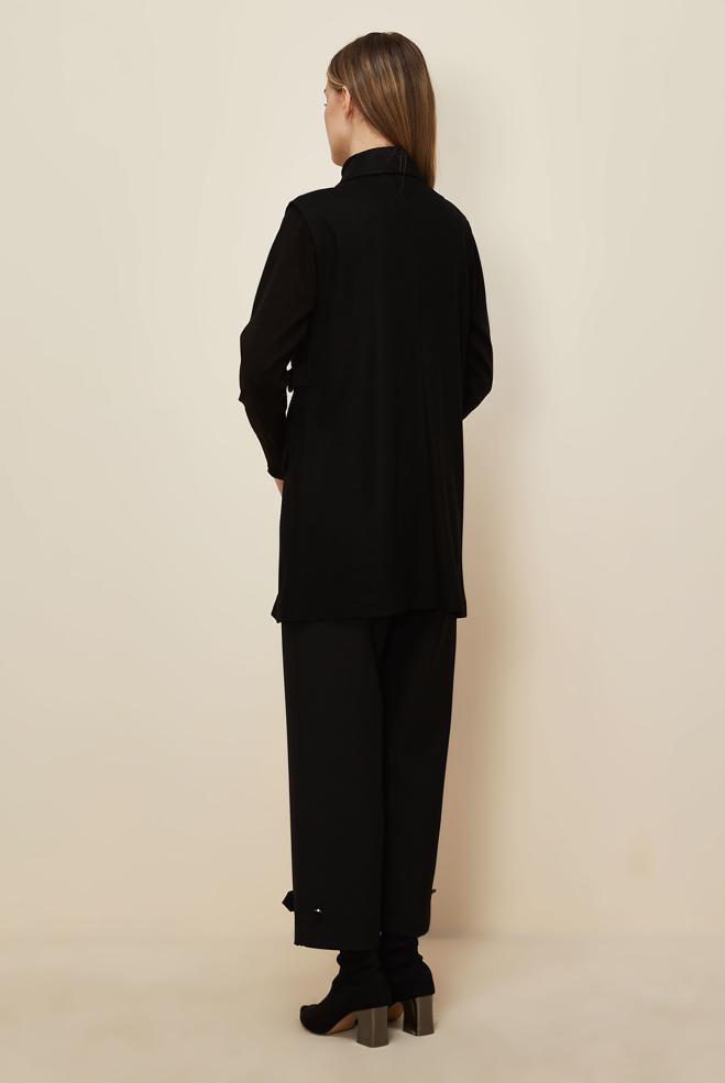 Hijab clothing BLACK CACHE VEST 46260 - ALVİNA