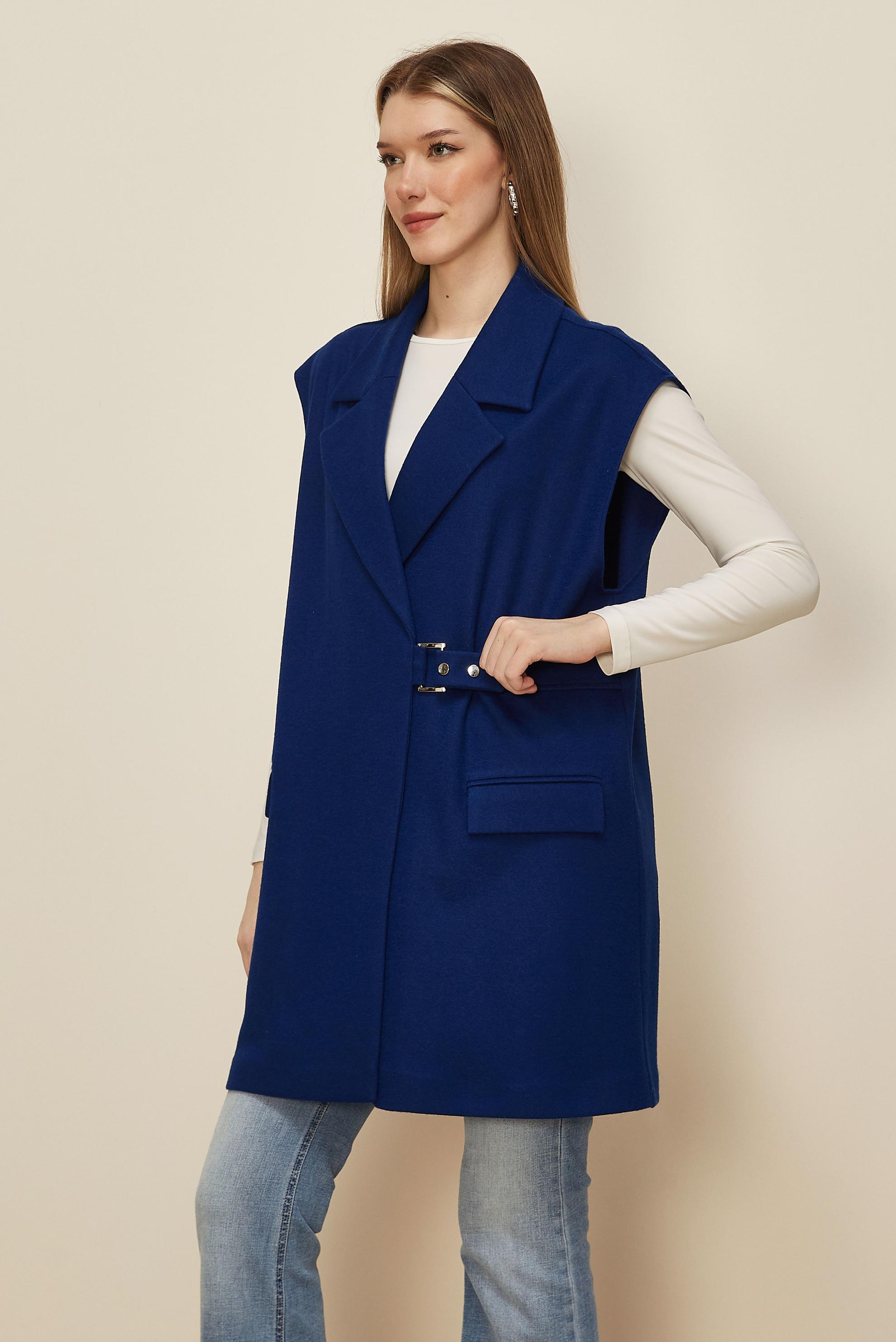 Hijab clothing NAVY BLUE CACHE VEST 46260