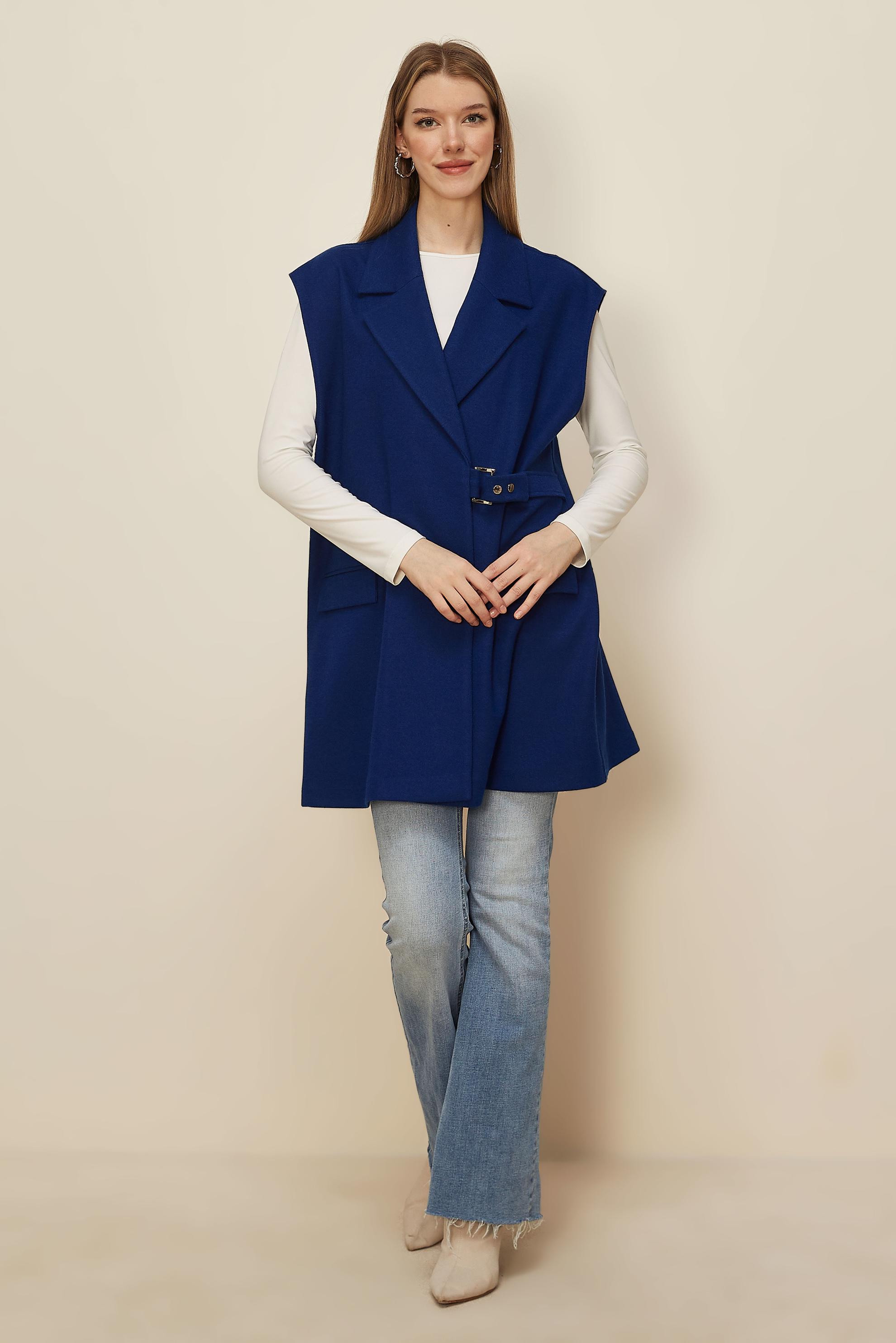 Hijab clothing NAVY BLUE CACHE VEST 46260