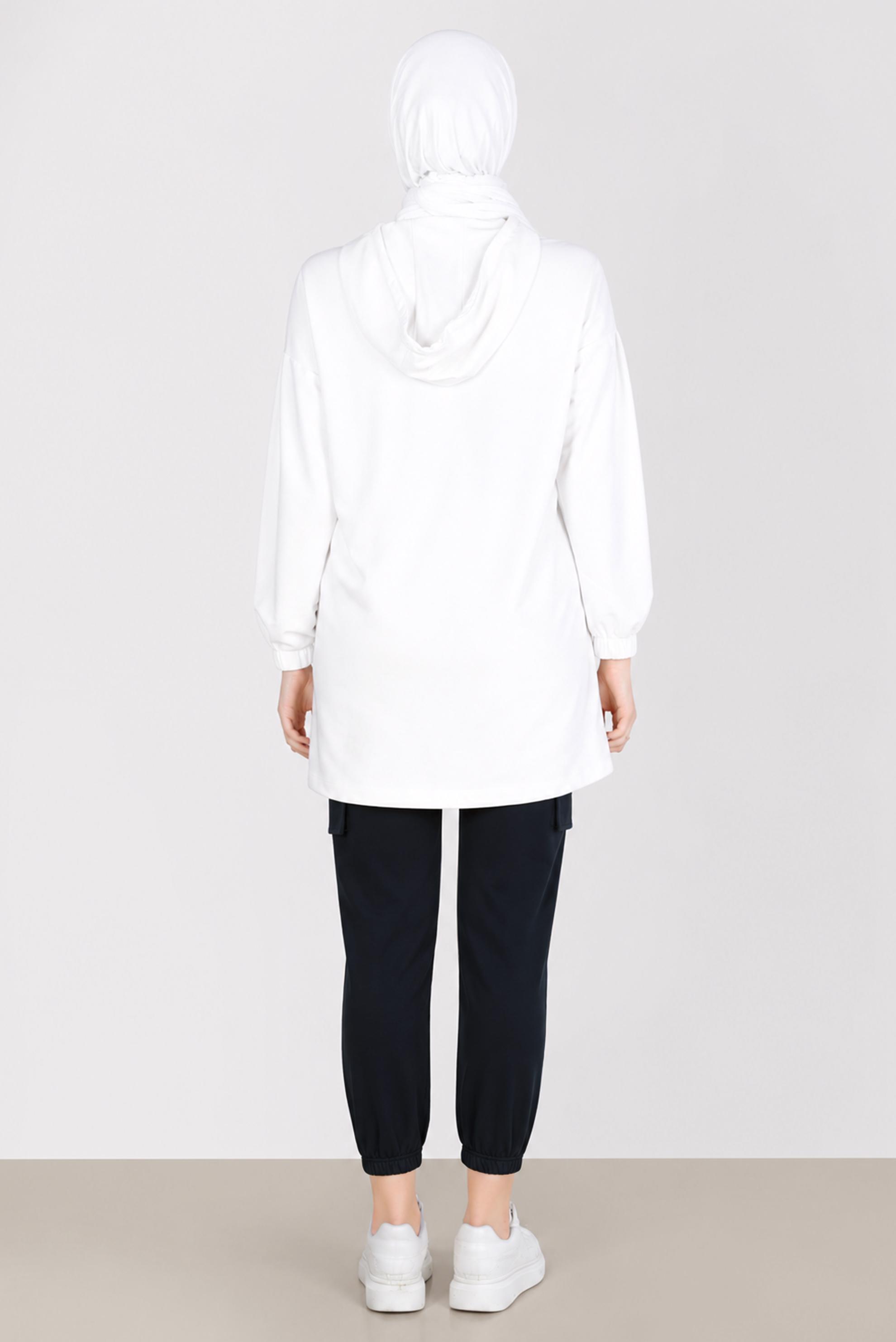 Hijab clothing NAVY BLUE POCKET DETAIL TRACKSUIT PANTS 70398 