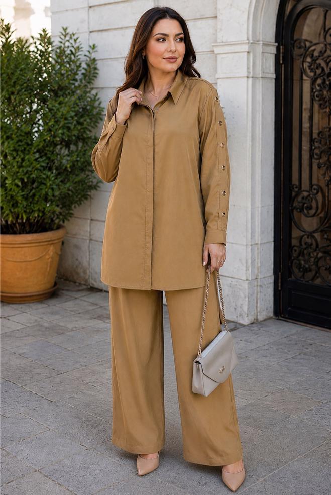 Hijab clothing BROWN 20777 17990 2 Lİ PANT.TK.42-48 TEK 44 - ALVİNA