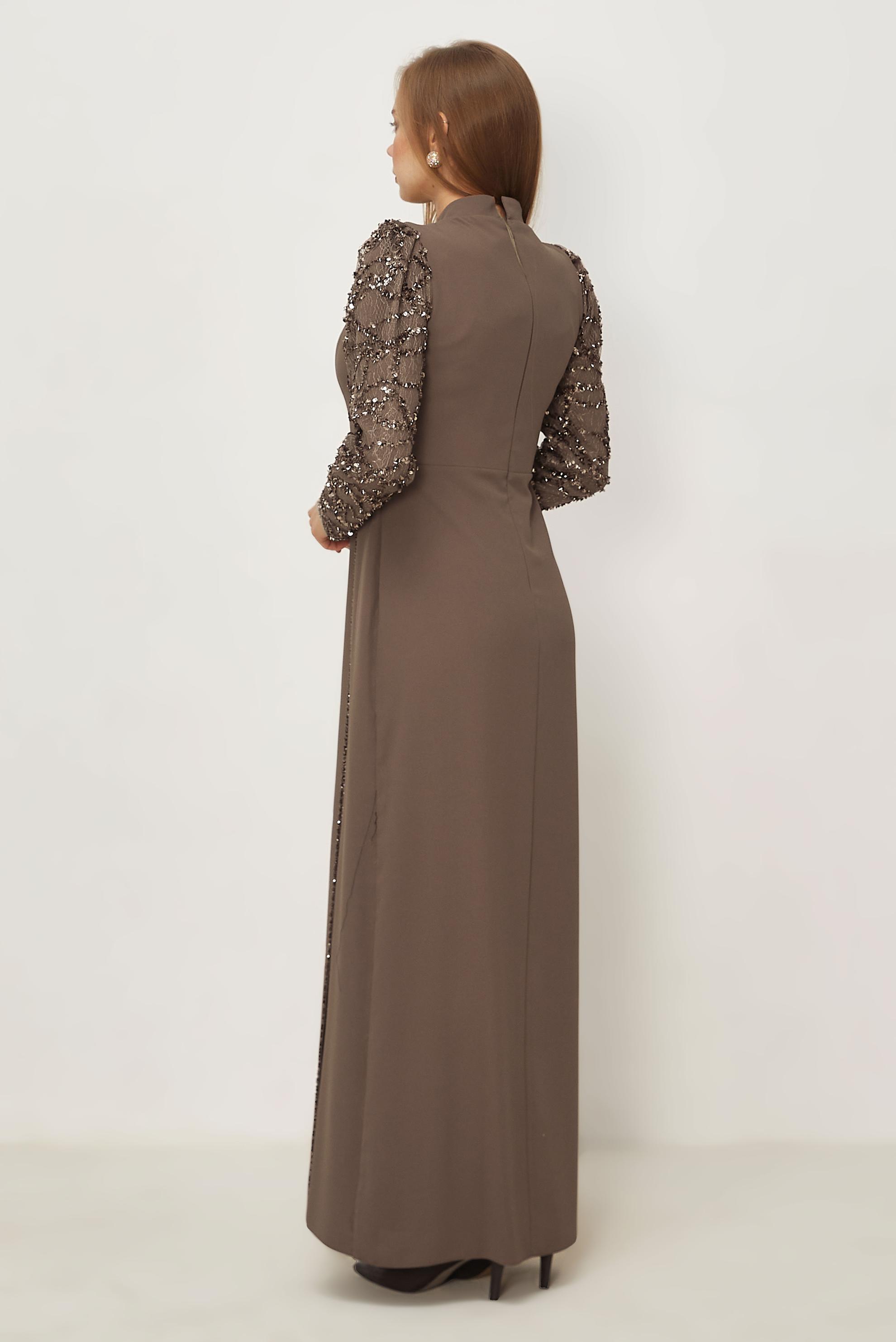 Vêtements hijab VISON ROBE BRODÉE DE PAILLETTES 50555