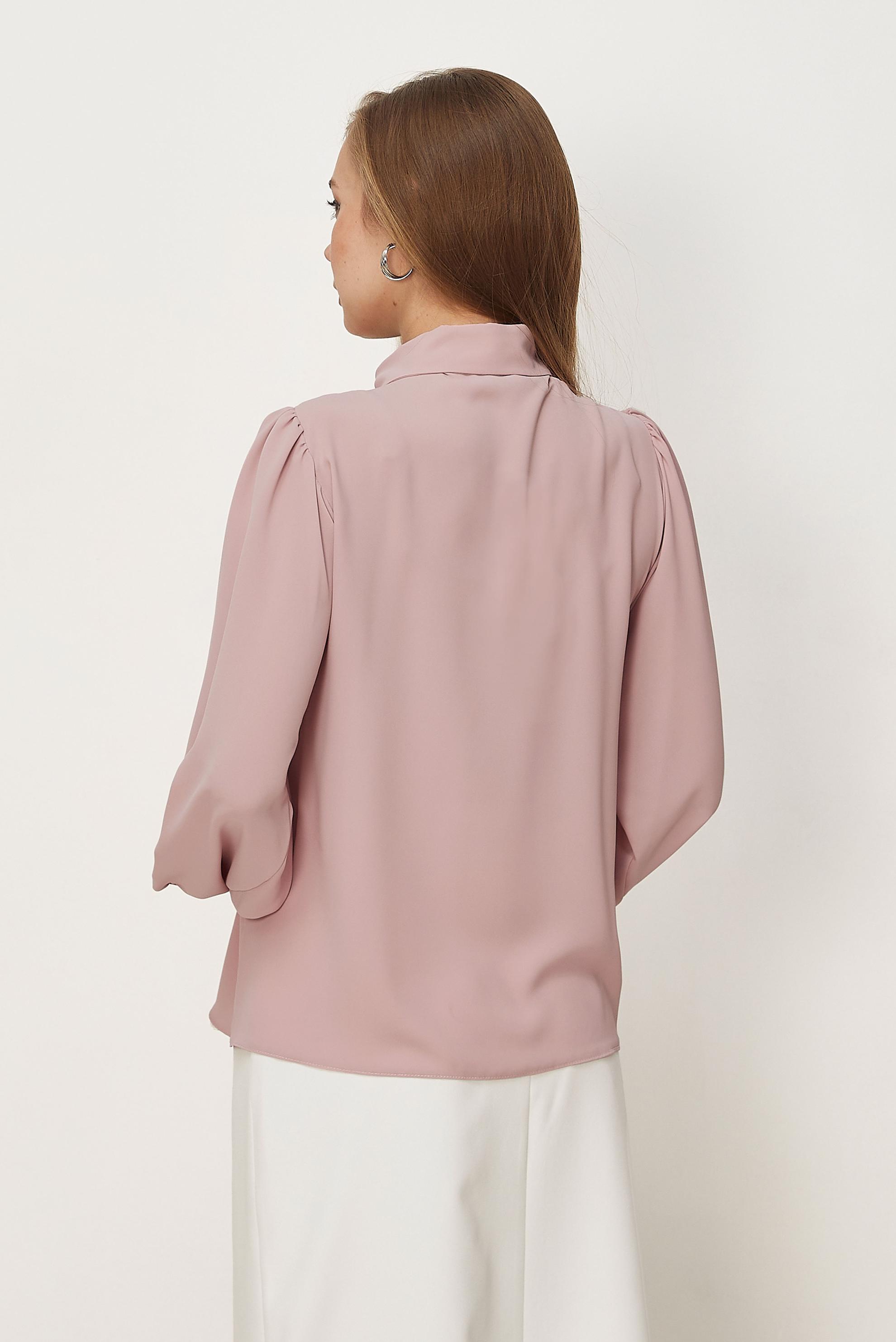 Hijab-Kleidung PULVER BLUSE MIT HEMDKRAGEN 46441