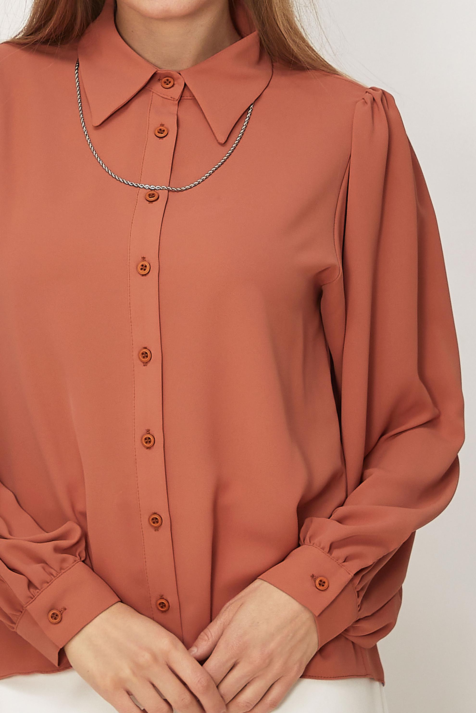 Hijab-Kleidung TABA BLUSE MIT HEMDKRAGEN 46441