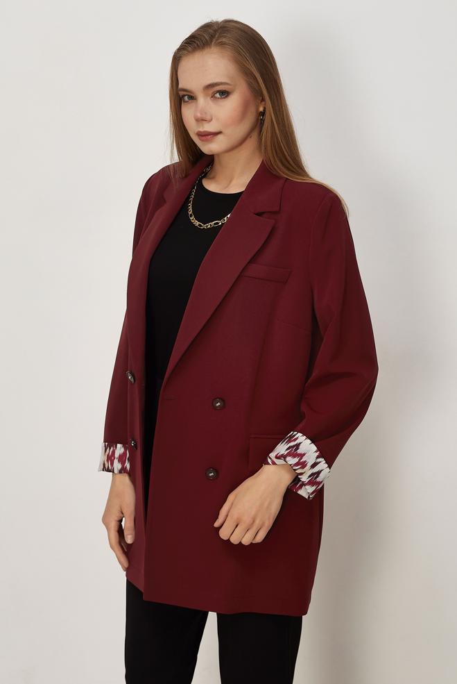 Tesettür giyim SİYAH KISA KOLLU BLUZ 46495 - ALVİNA