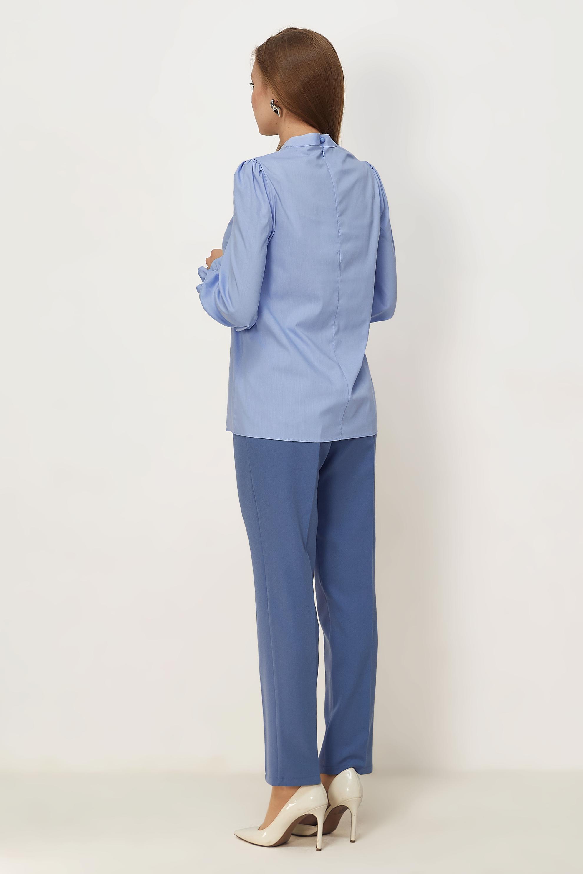 Vêtements hijab BLEU CHEMISIER À COL MONTANT 46657