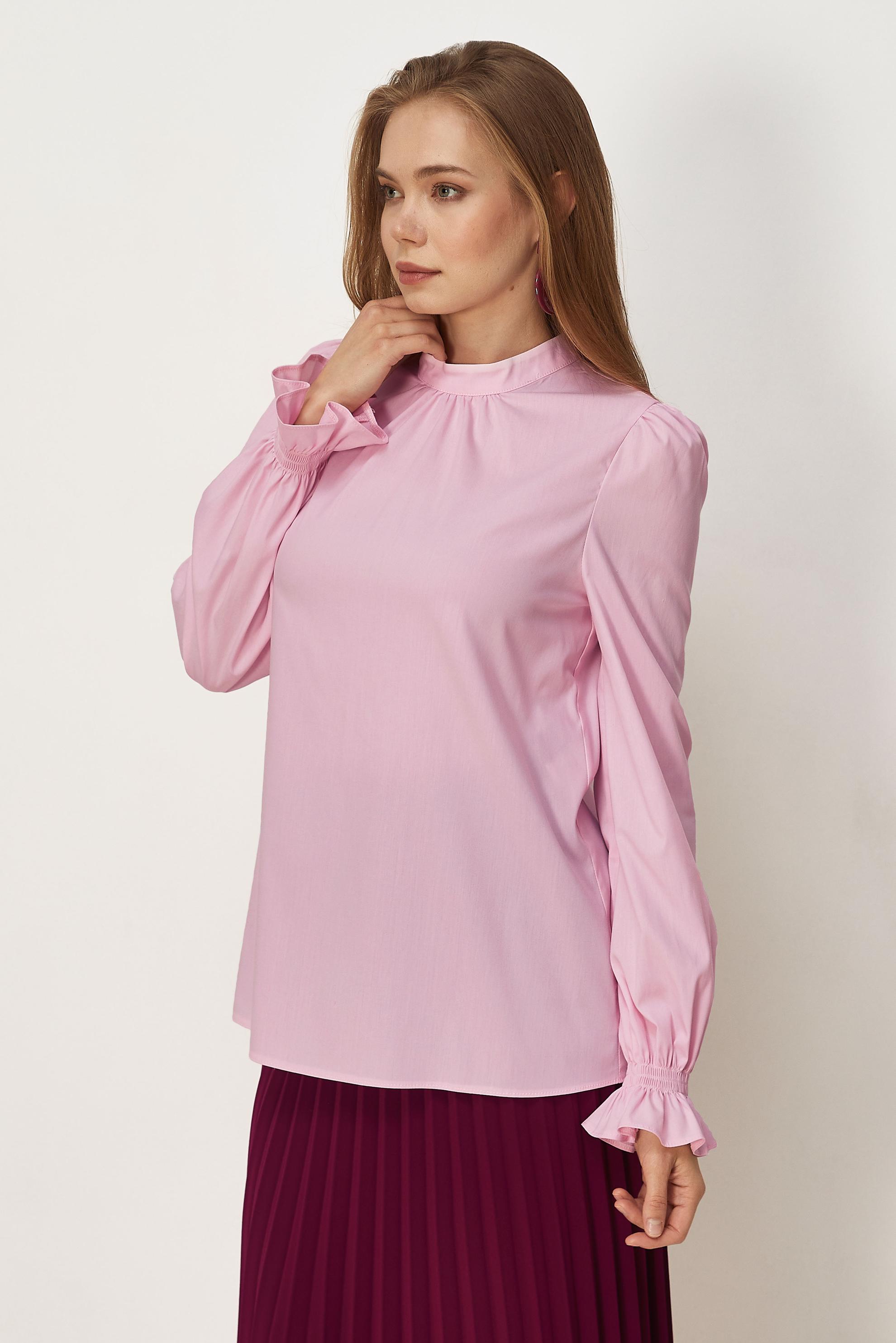 Vêtements hijab ROSE CHEMISIER À COL MONTANT 46657
