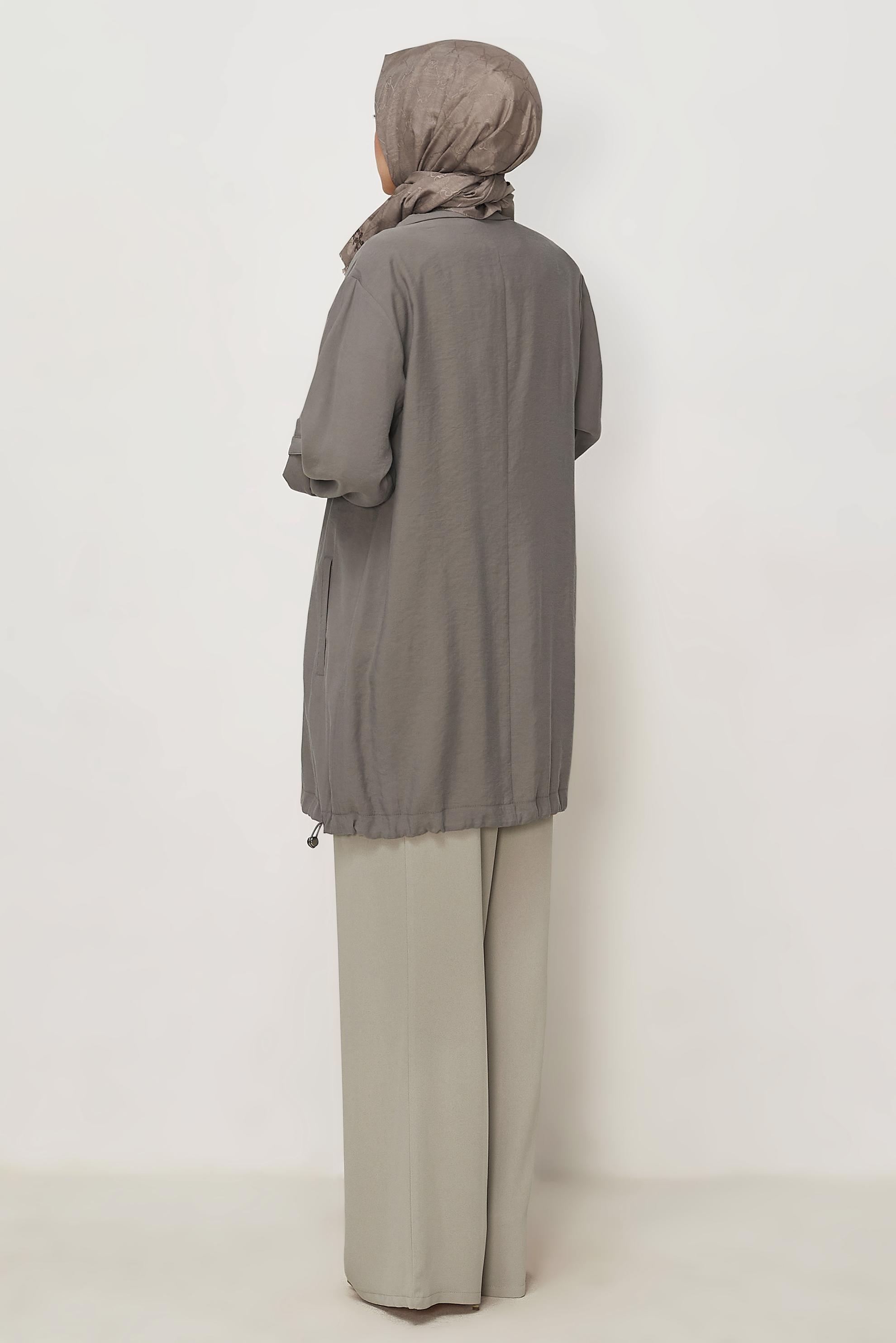 Hijab clothing MINK SHIRT COLLAR MODAL JACKET 46345