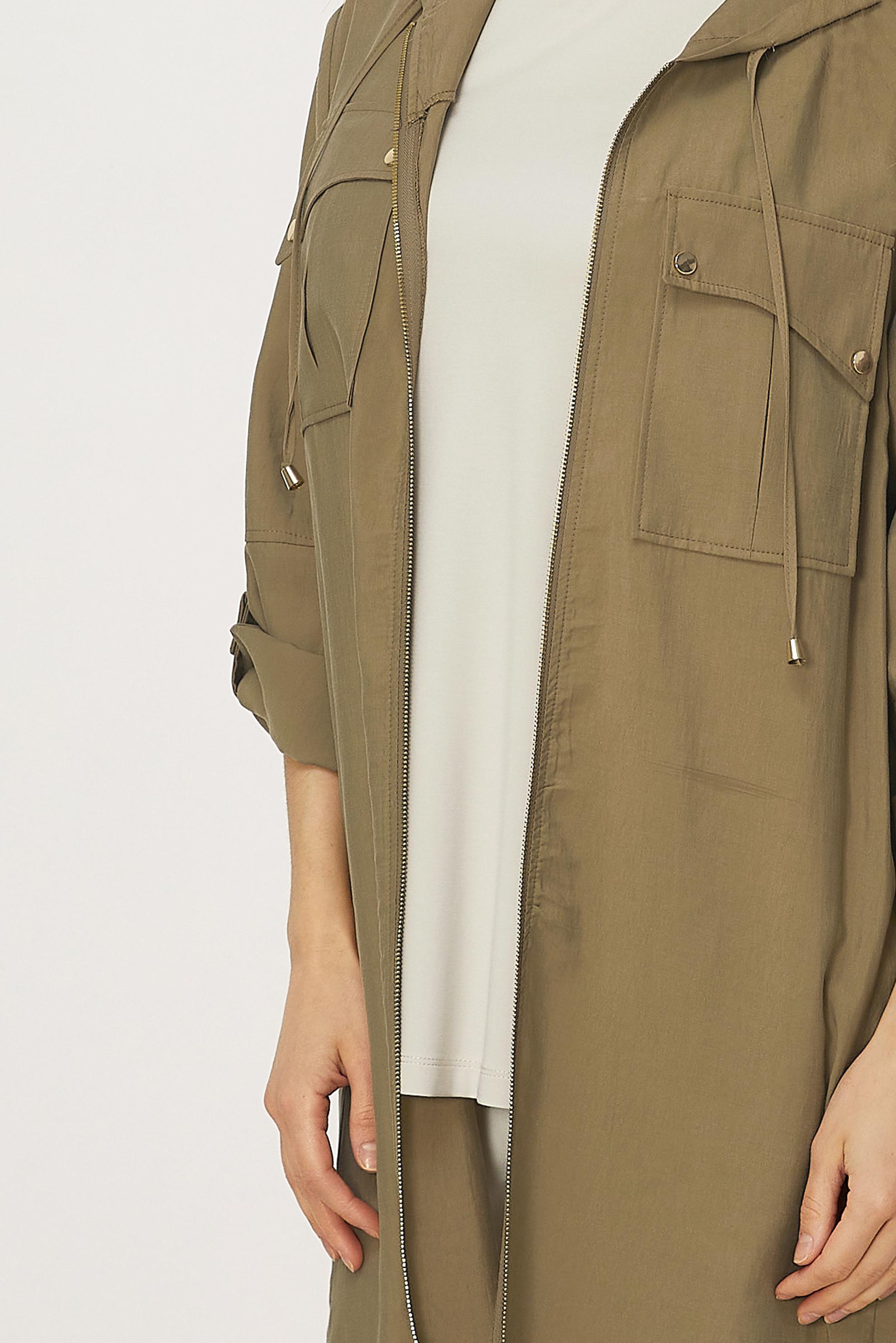 Hijab-Kleidung BRAUN KAPUZENJACKE 46386