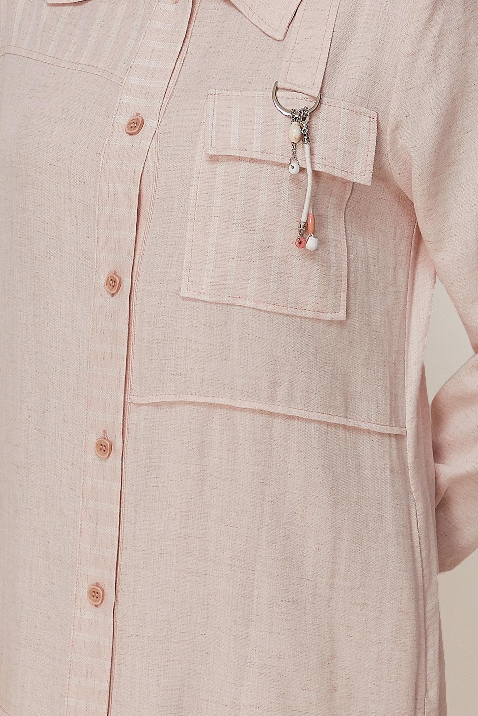 Hijab clothing PINK SHIRT COLLAR JACKET 46534