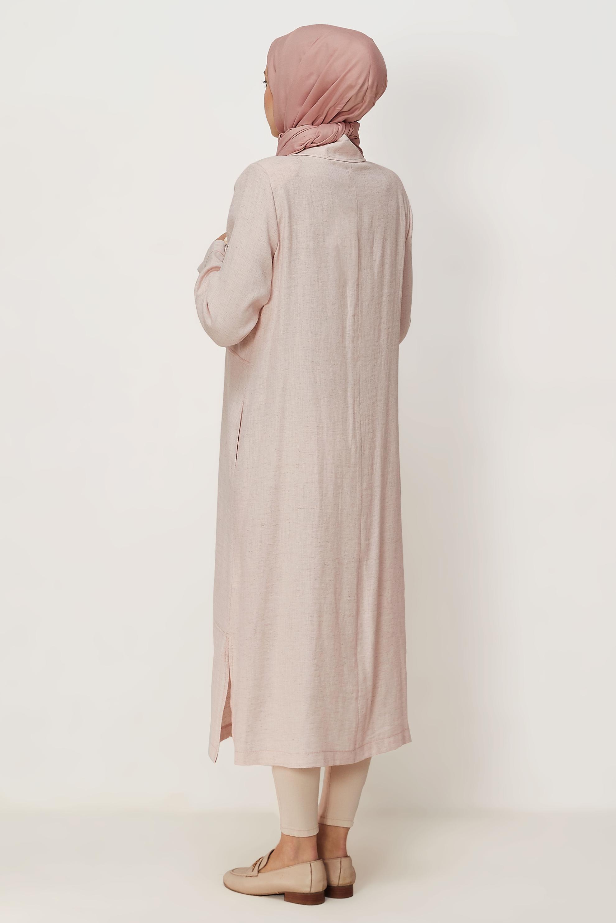 Hijab clothing PINK SHIRT COLLAR JACKET 46534