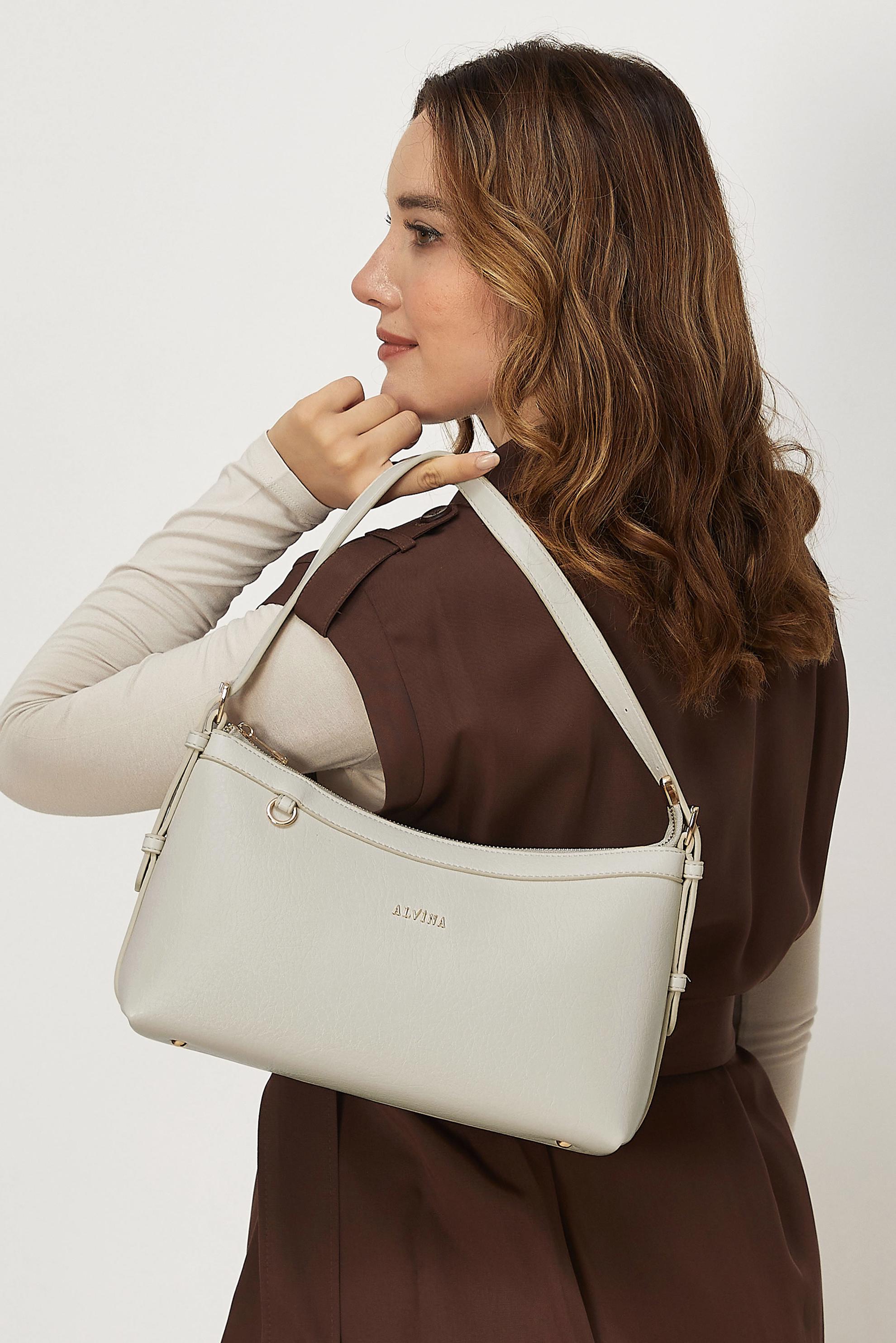 Vêtements hijab BLANC ALVINA SAC BAGUETTE 1545