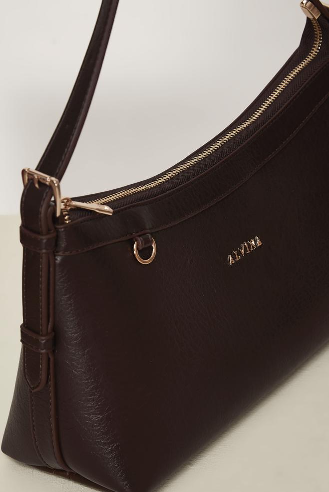 Vêtements hijab BRUN ALVINA SAC BAGUETTE 1545 - ALVİNA